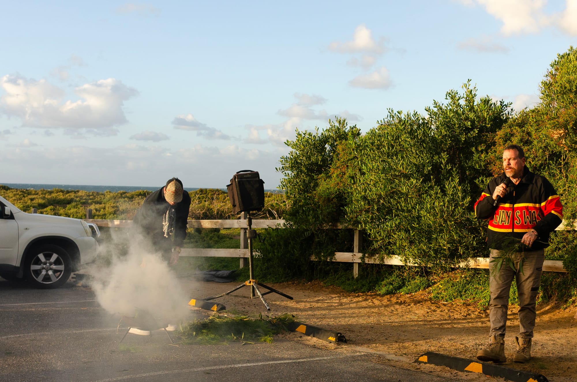 Day 1 of the 2025 Phillip Island Pro QS 3,000 opening ceremony. Photo: WSL / HS