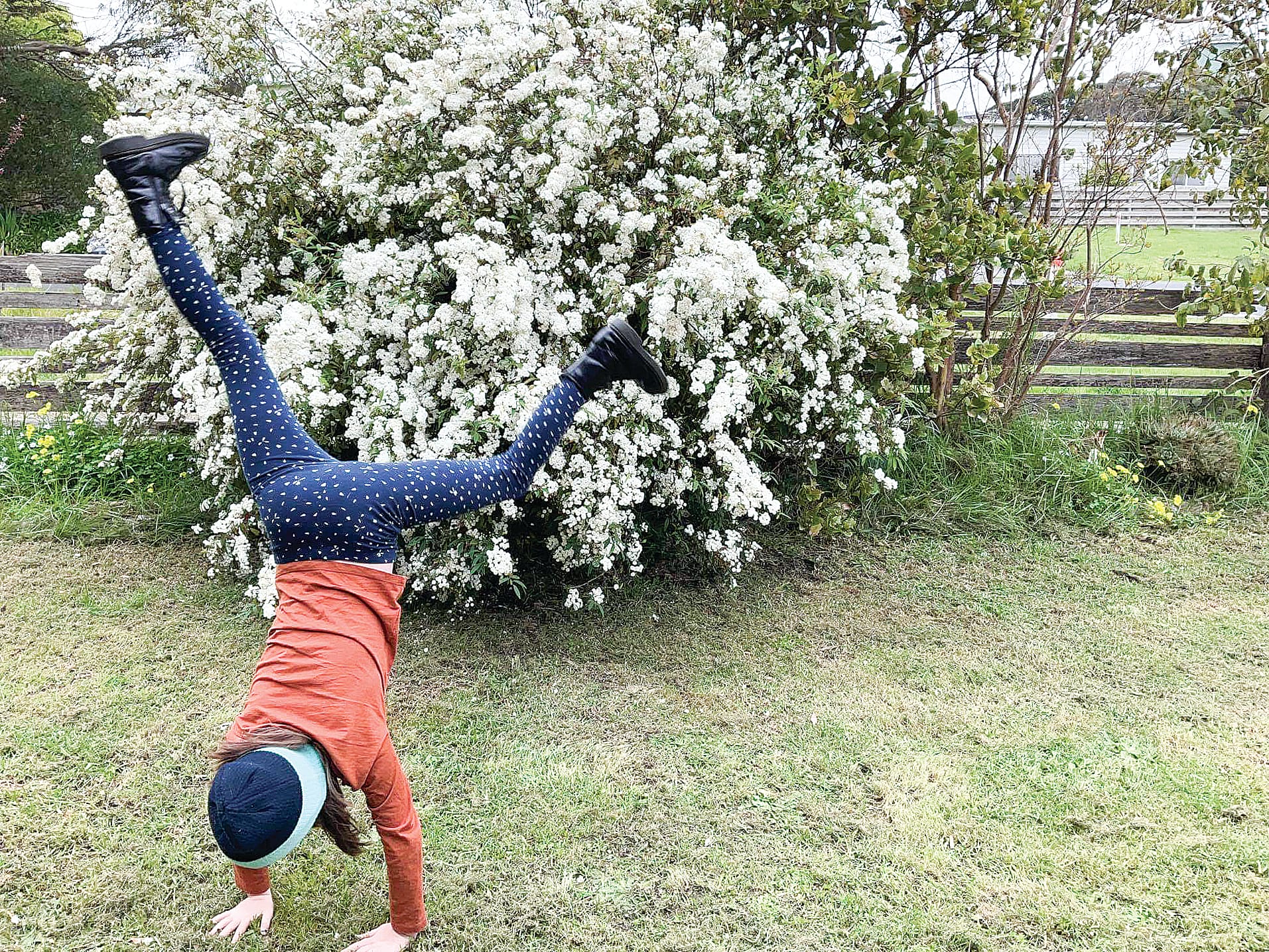 Skylah spent each day in September undertaking four cartwheels to raise awareness and monies for cystic fibrosis.