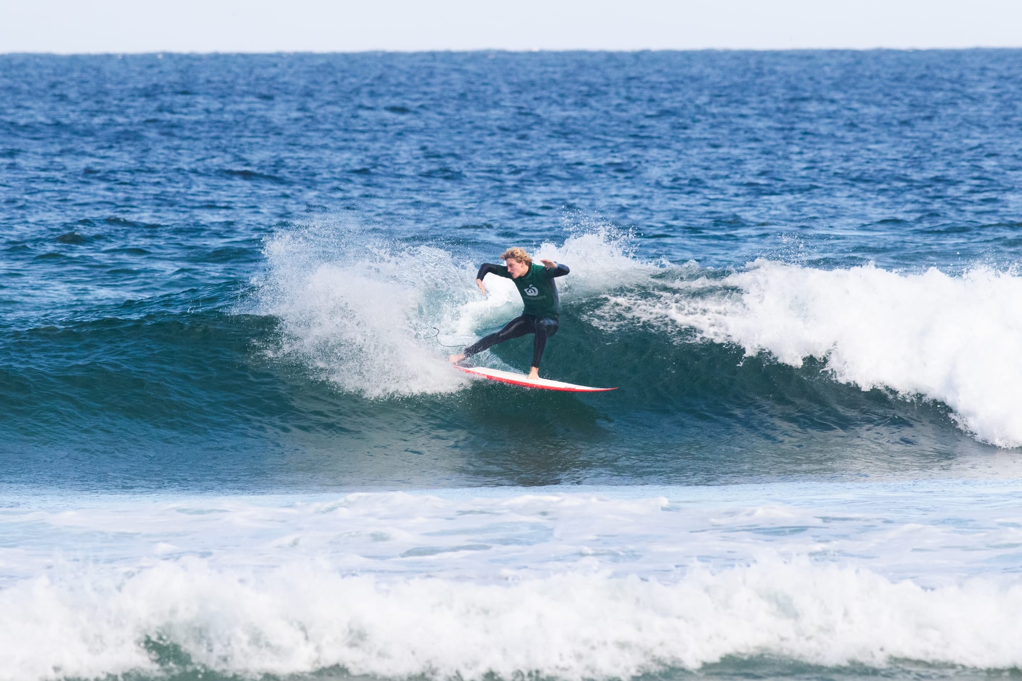 U18 Boys 4th place: Jarrah Cicero (Sandy Point), 8.40. Photo Credit: Noah Clifford / Surfing Victoria