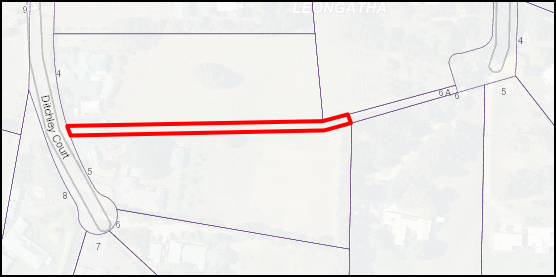 Statutory procedures start to sell part of the reserve 6A Davis Court, Leongatha.