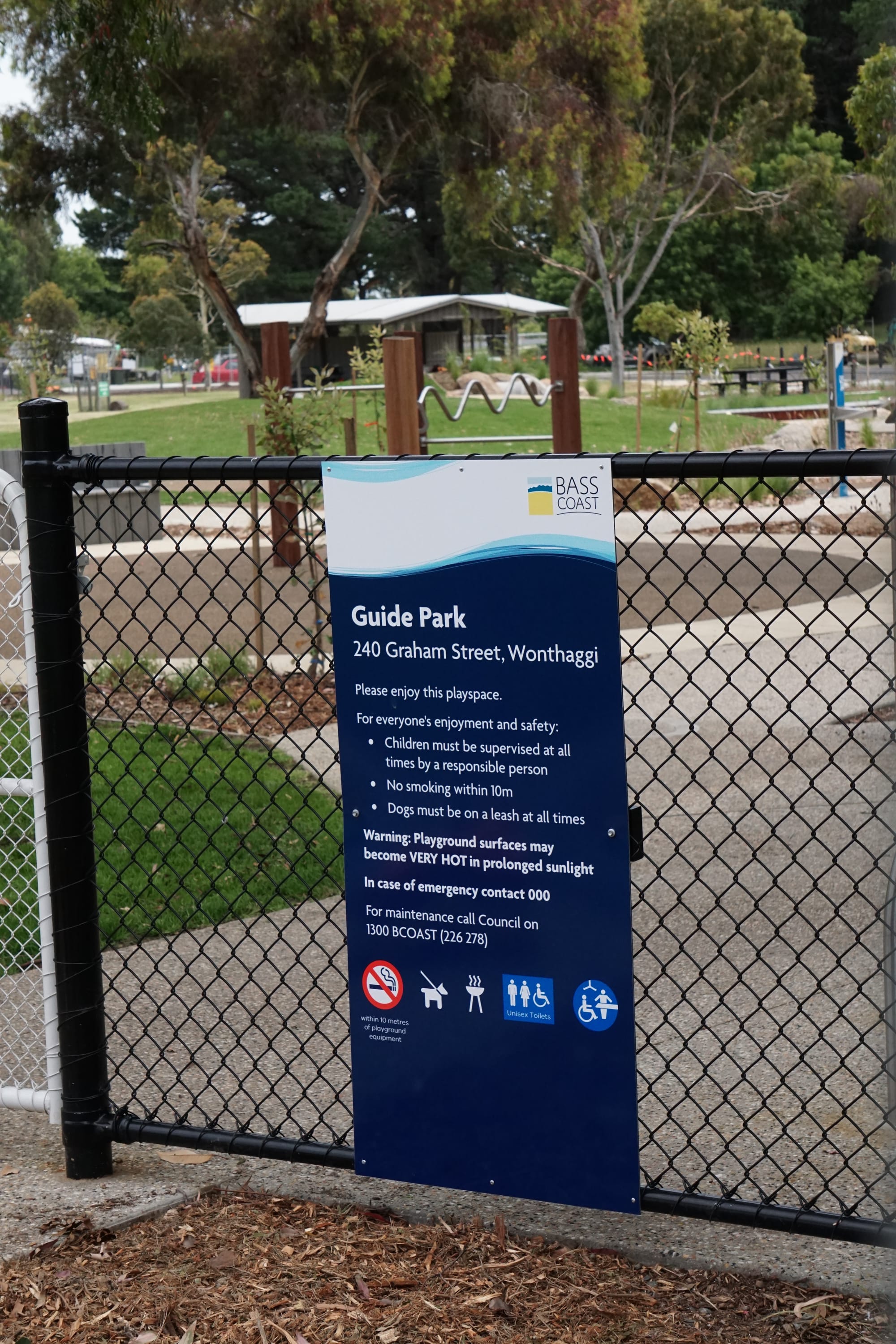 Be sure to take a walk through the new Guide Park.