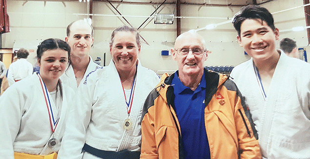 Judo competition success