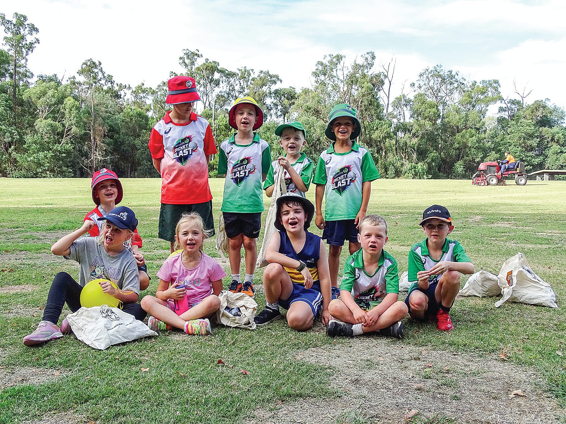 Young cricketers are gearing up for the Woolies Blast program.