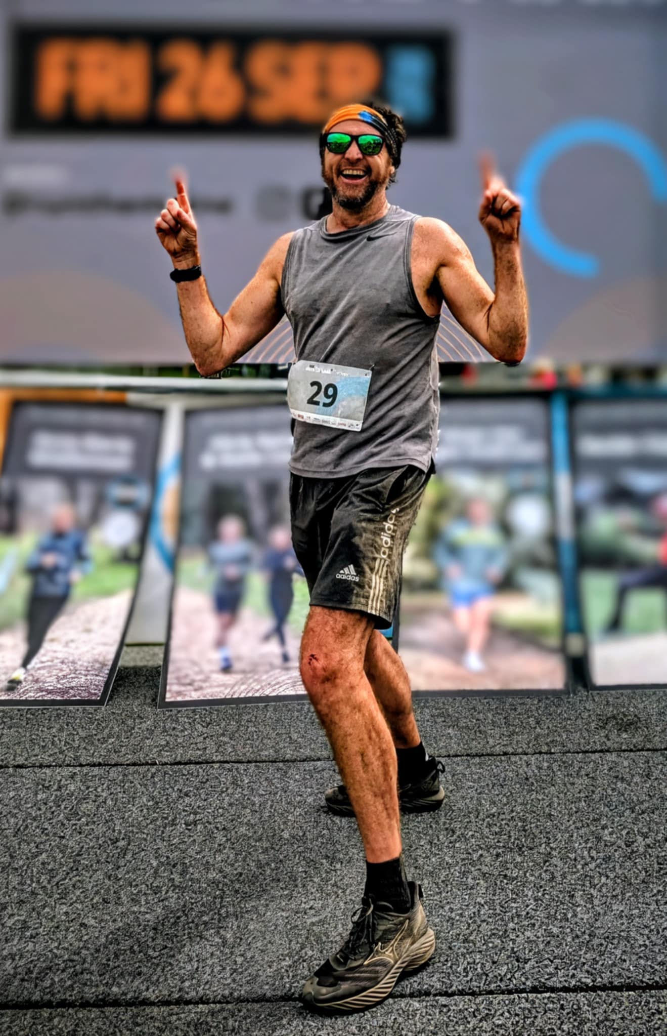 Marcus Ryan will run in purple, in honour of his mum