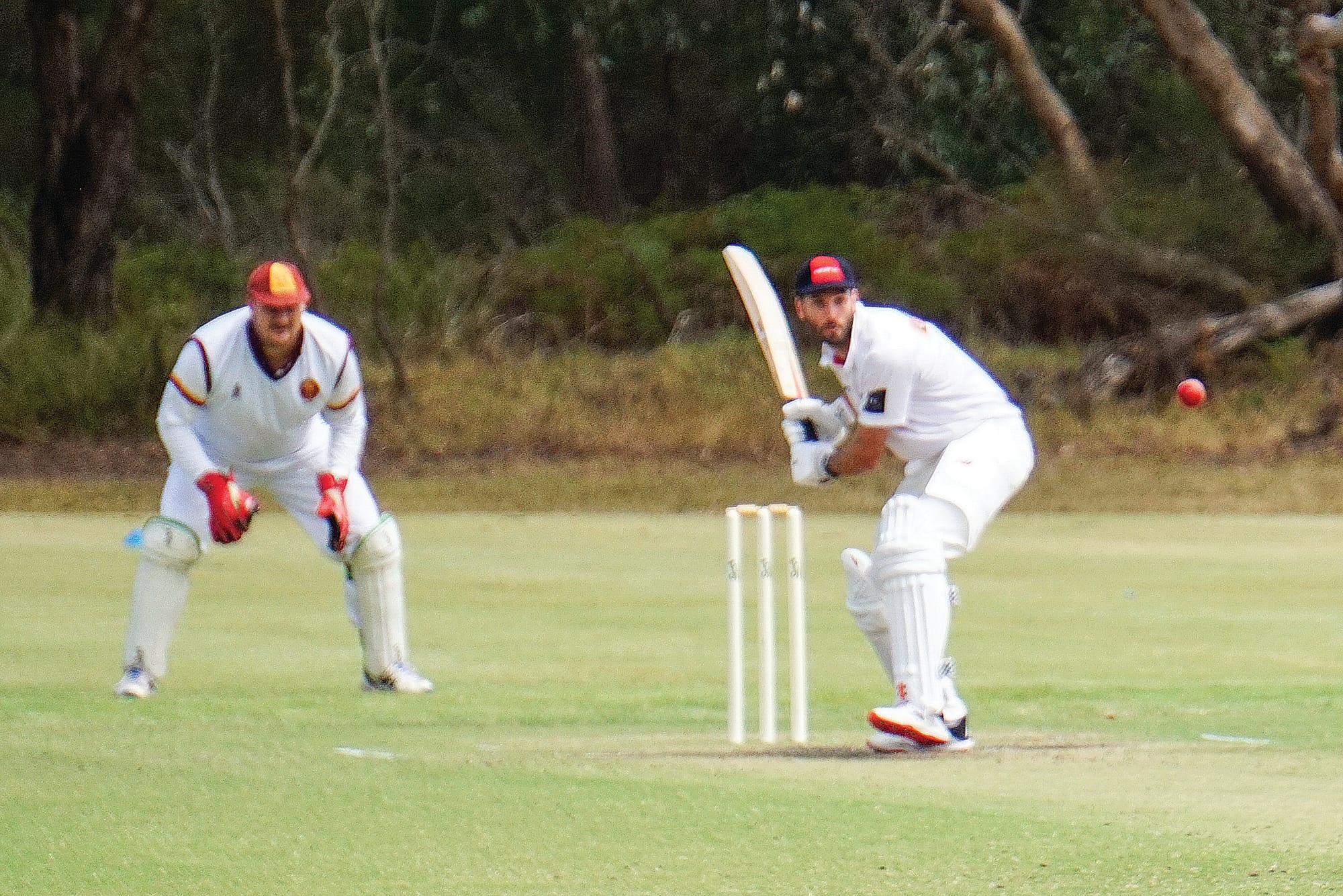 Trevor McGeachin sends it down.
