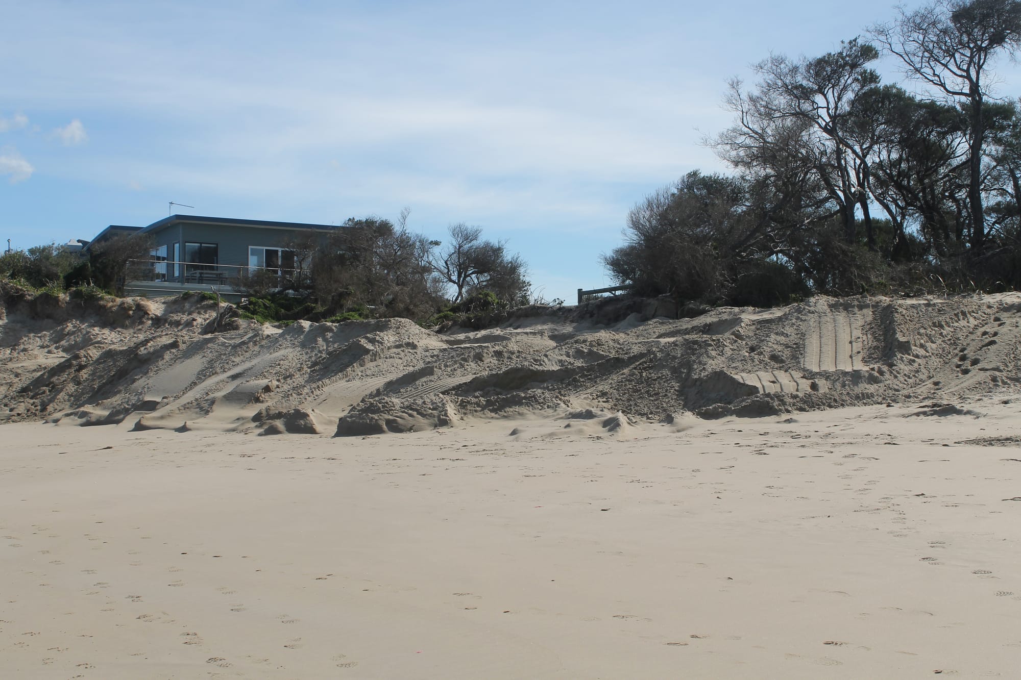 Sand renourishment work completed at the Inverloch SLSC