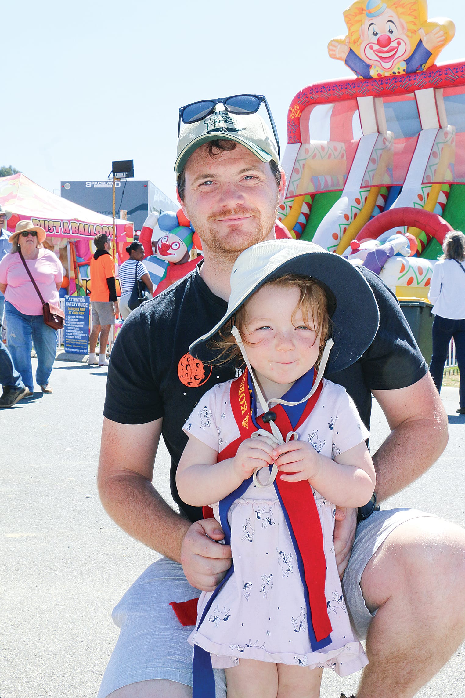Pound Creek’s Lachlan and Abbie Jones with their ribbons for poultry at the Korumburra Show.