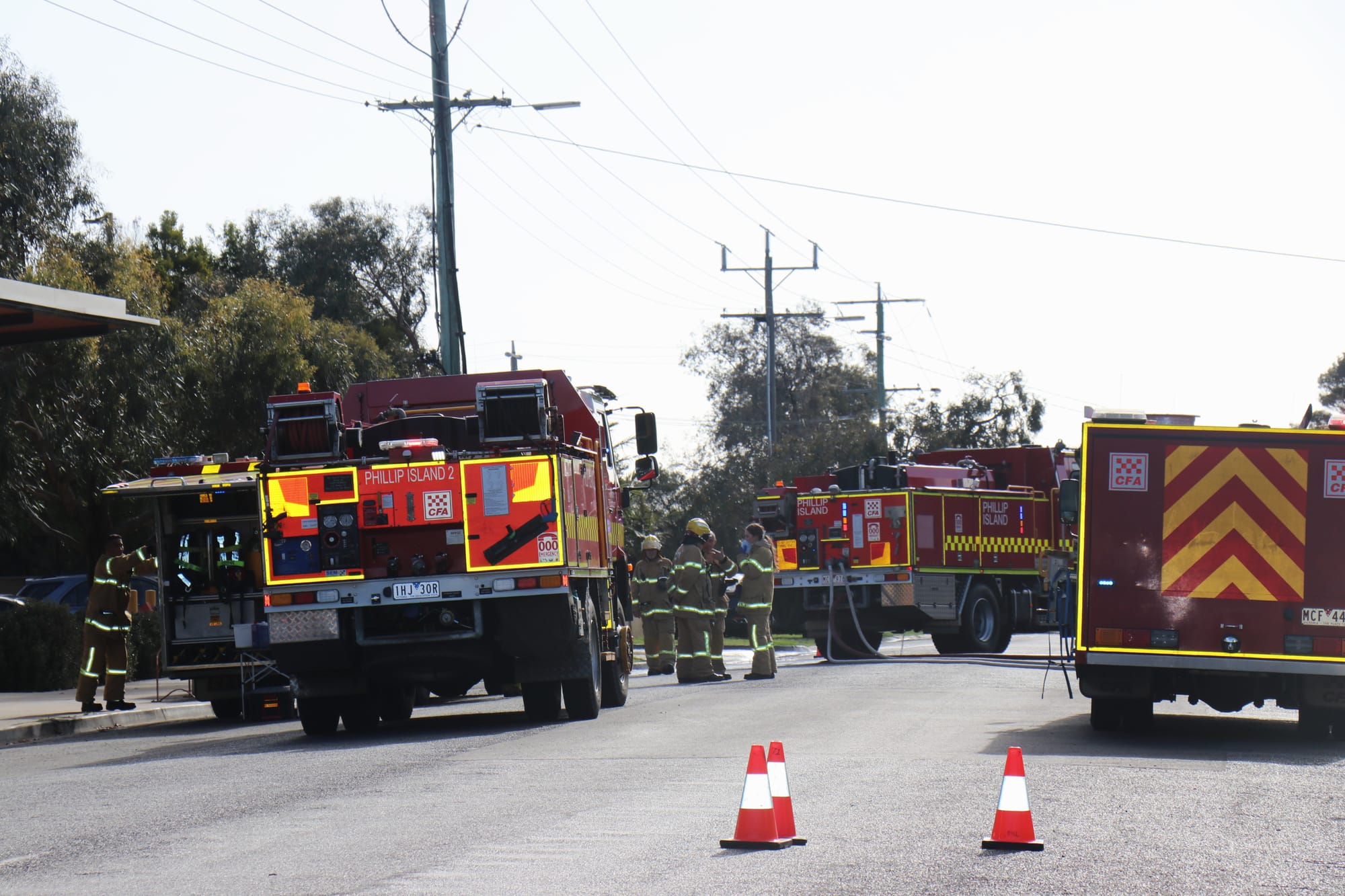 Phillip Island CFA and San Remo CFA responded to the 3:45pm call to an abandoned property in Cowes. 