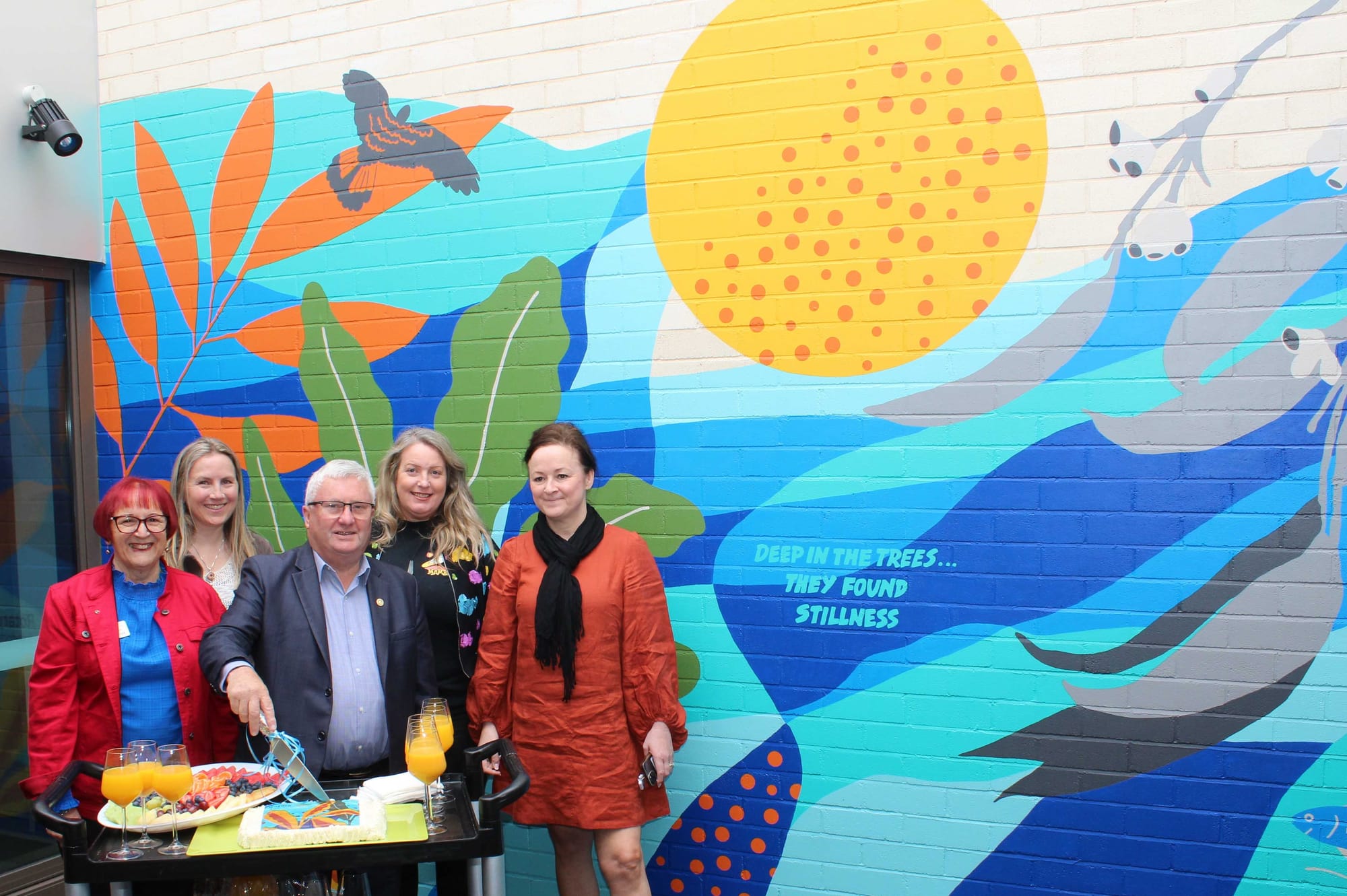 Rotary mural brings joy to patients and visitors