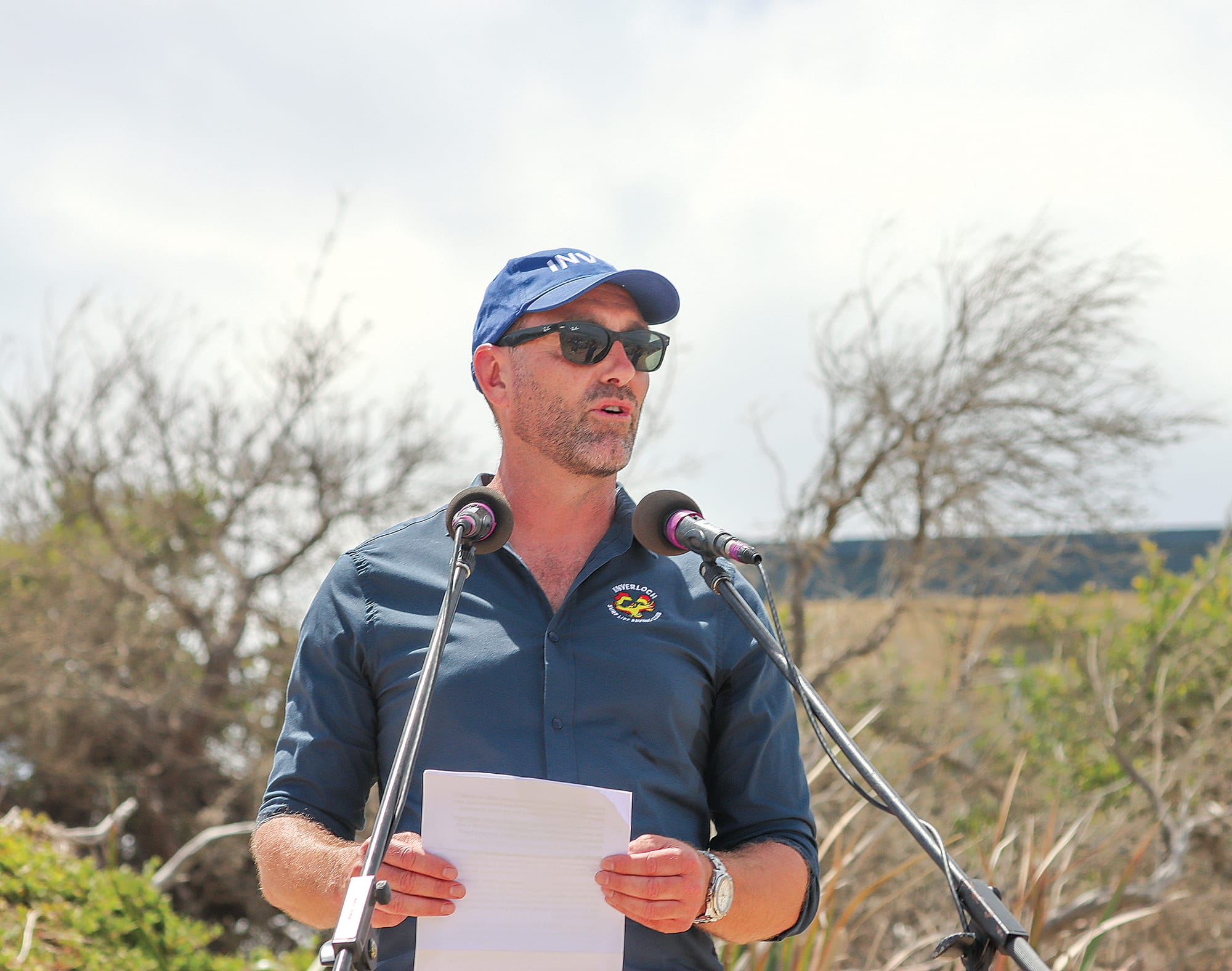 President of the Inverloch Surf Life Saving Club Glenn Arnold talks of the urgent need for action. A12_0125