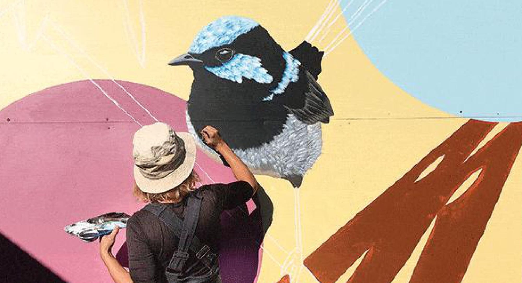 Murals adorn Carinya Lodge