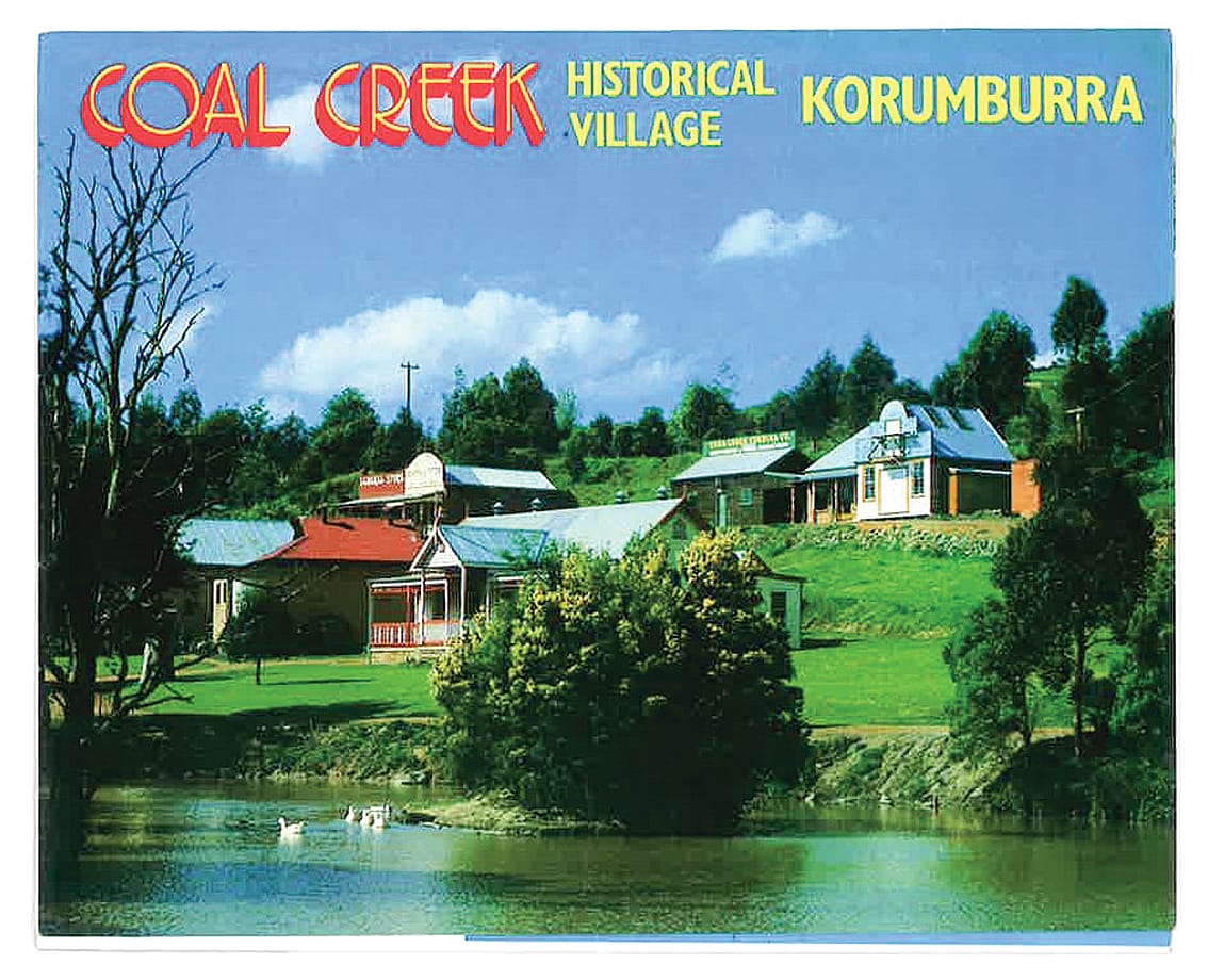 This information foldout on Coal Creek is among the promotional items that will be on display during 50th Birthday celebrations for the park.