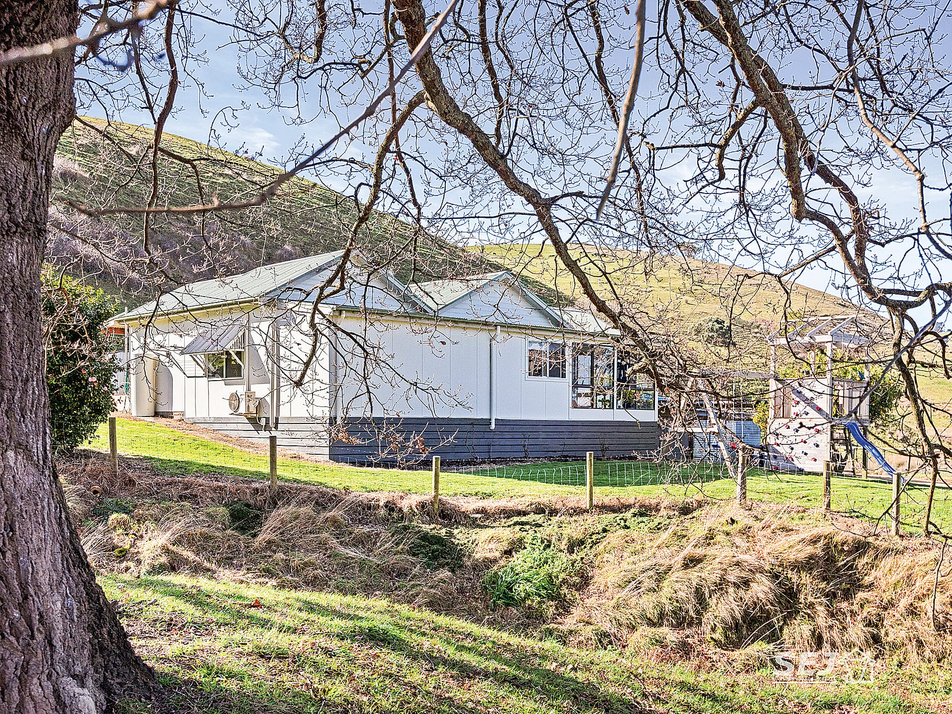 Nestled in the valley