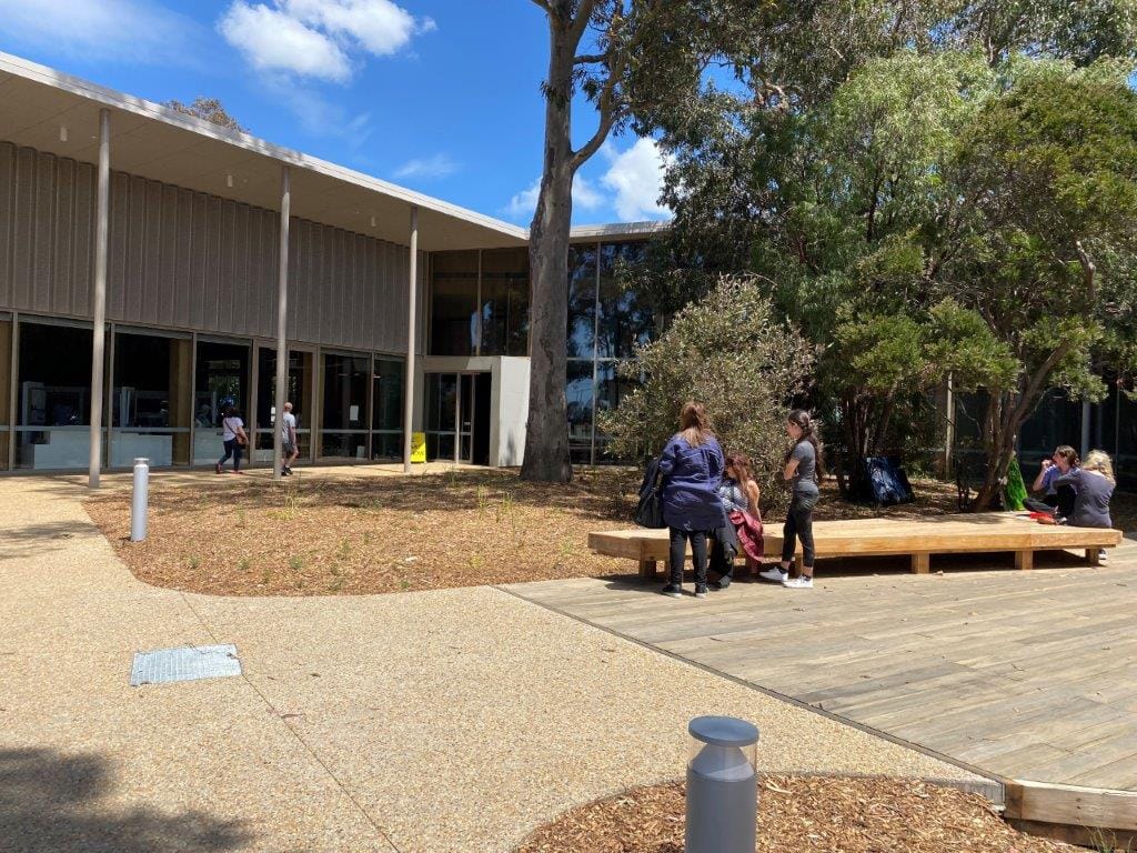All spaces in and around the new Berninneit cultural centre in Cowes were used across a busy Melbourne Cup Weekend.
