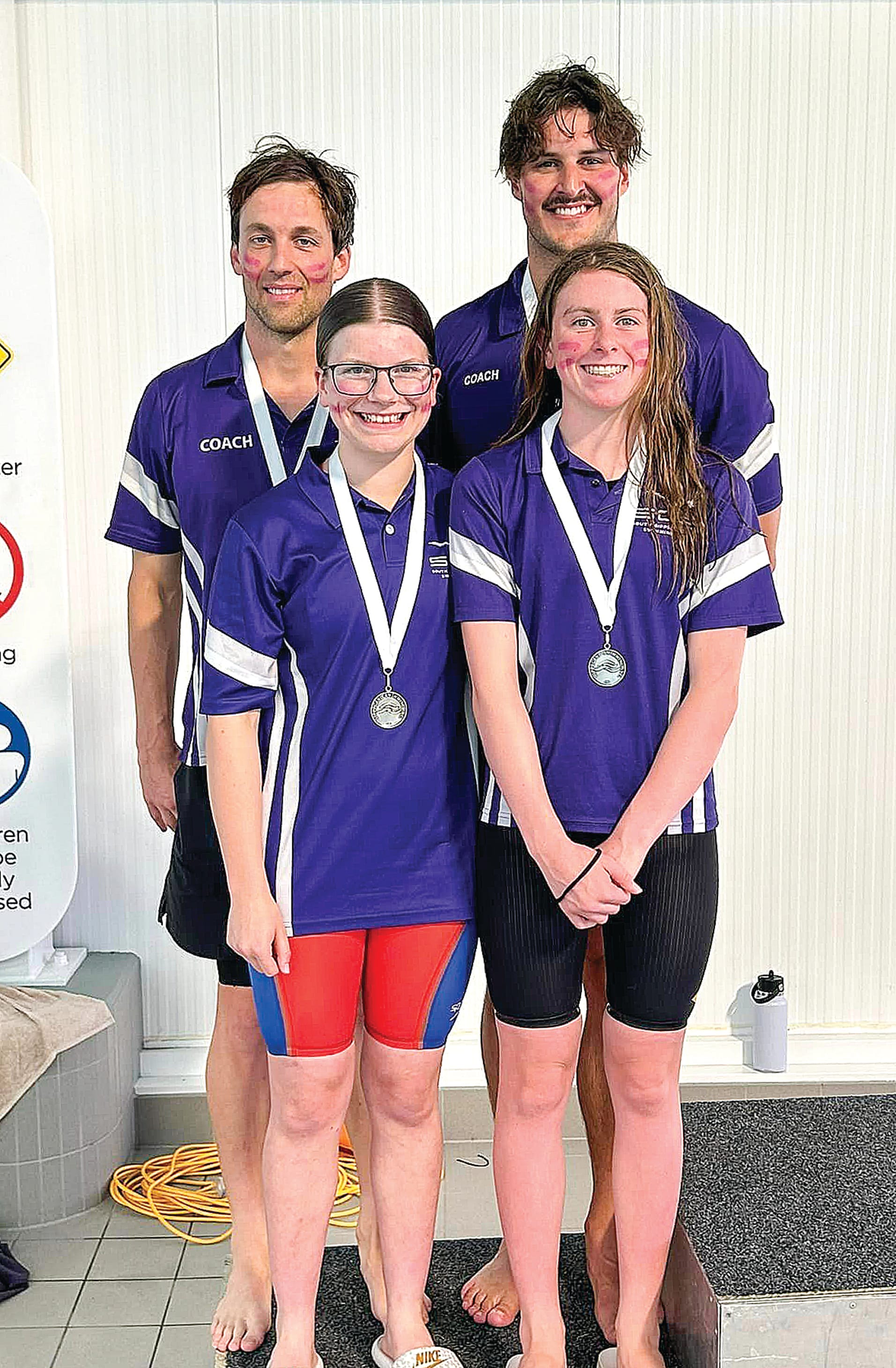 The open freestyle relay team.