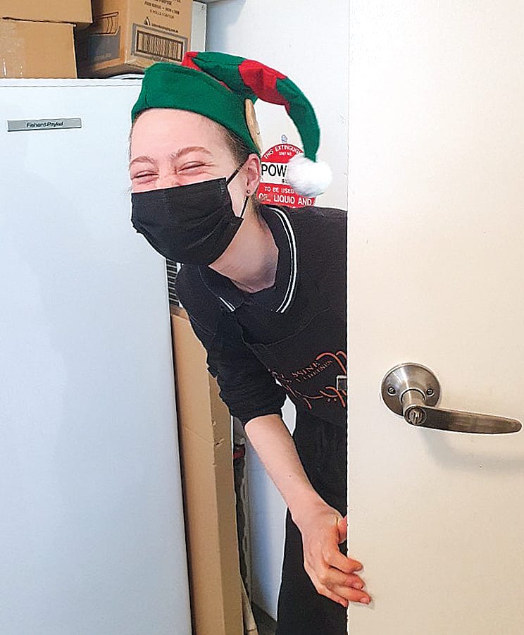 Dressed as a pixie in the build up to Christmas, Ashlee will be sorely missed by the Bassine family.