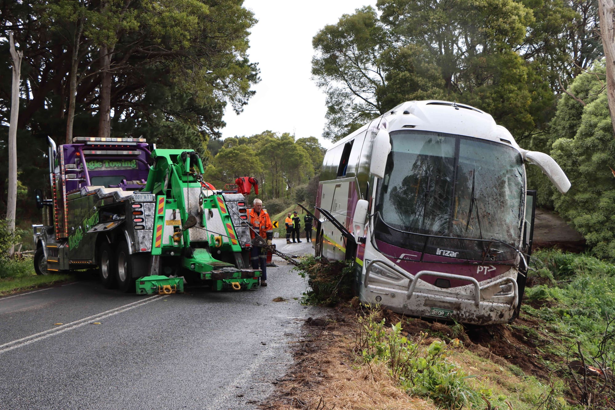 No injuries in fearful VLine bus crash at Foster