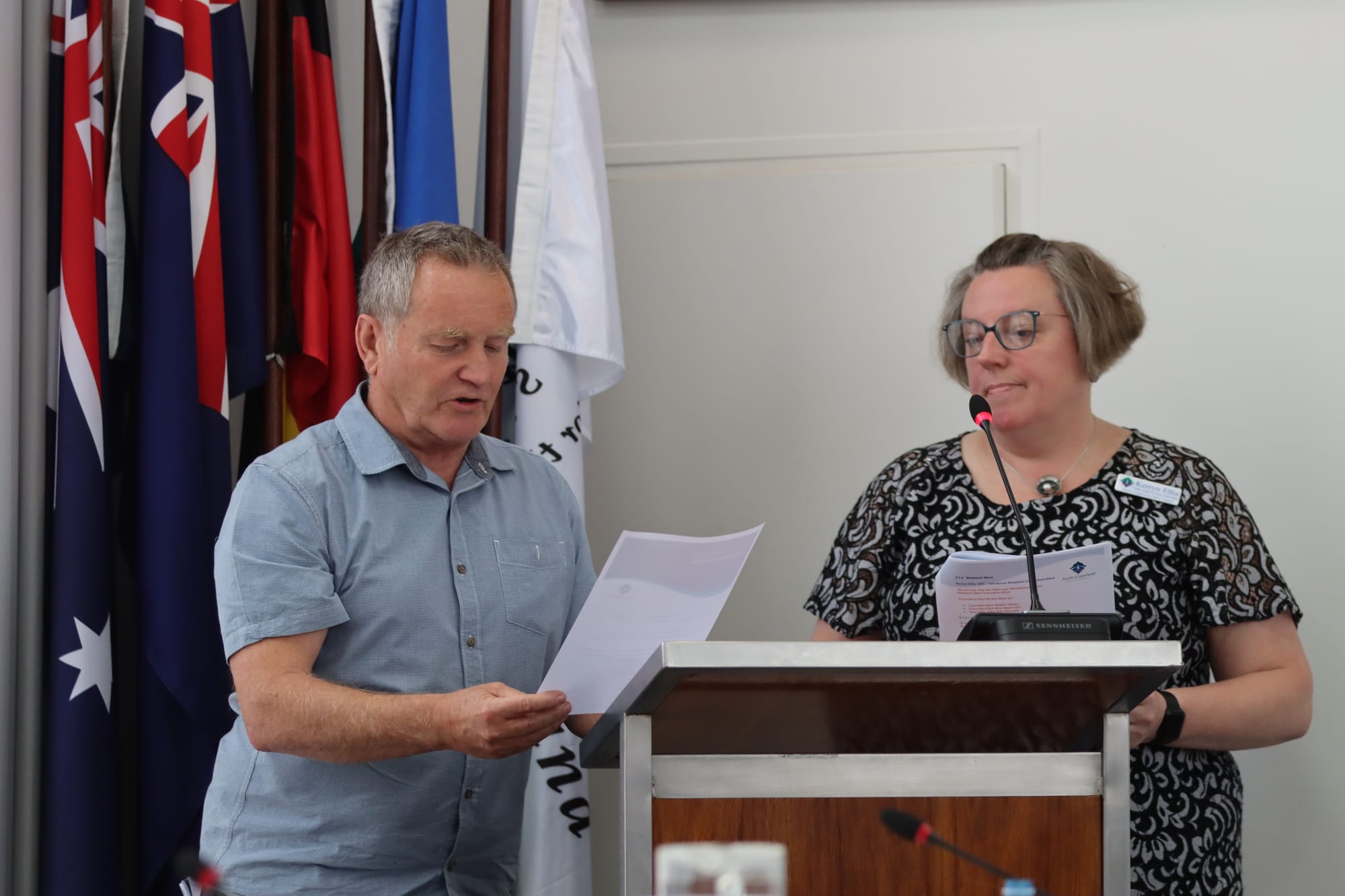 Cr Steve Finlay commits to fulfil the responsibilities of a councillor.