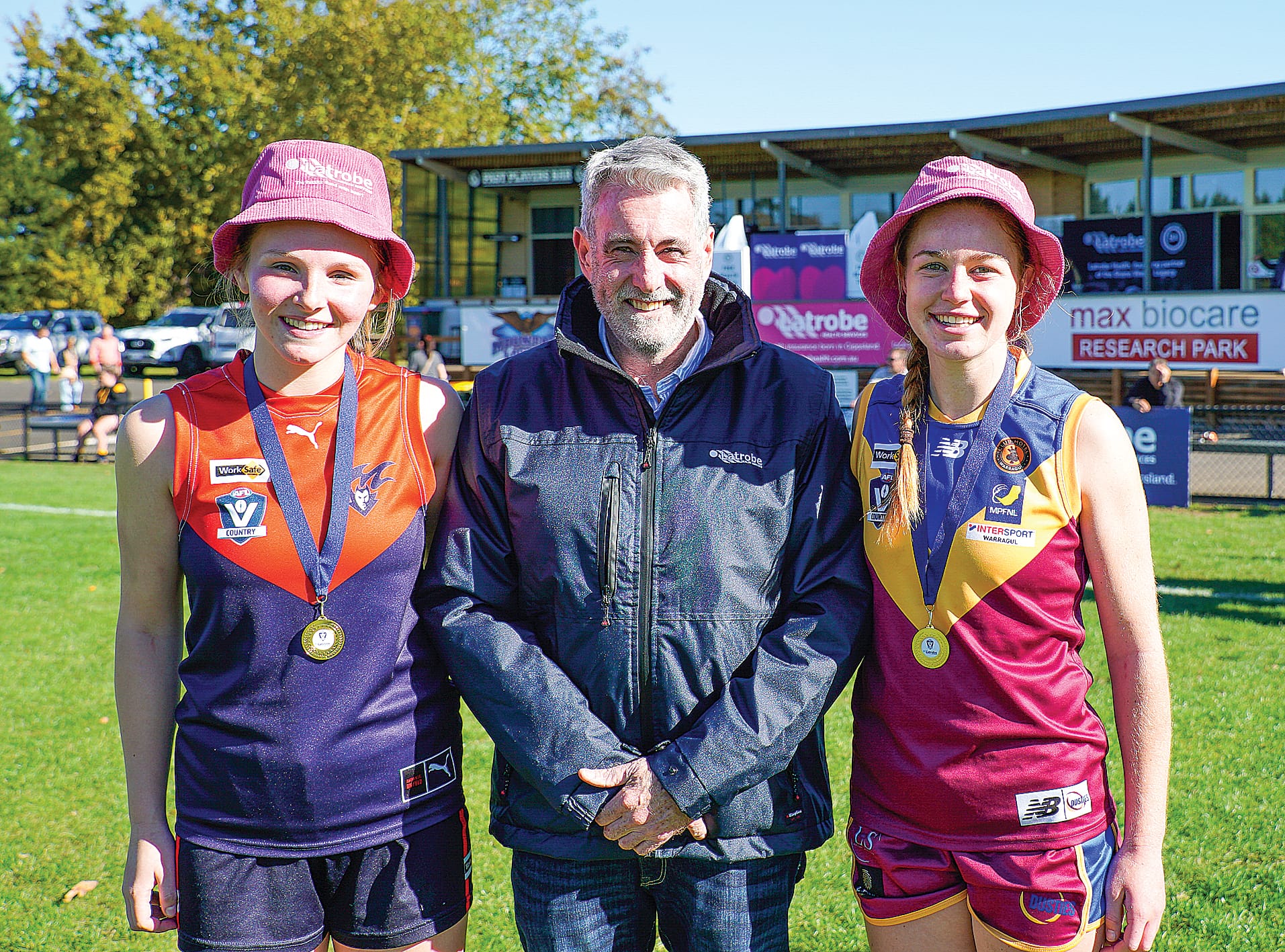 Crowd gathers round for Female Festival of Footy