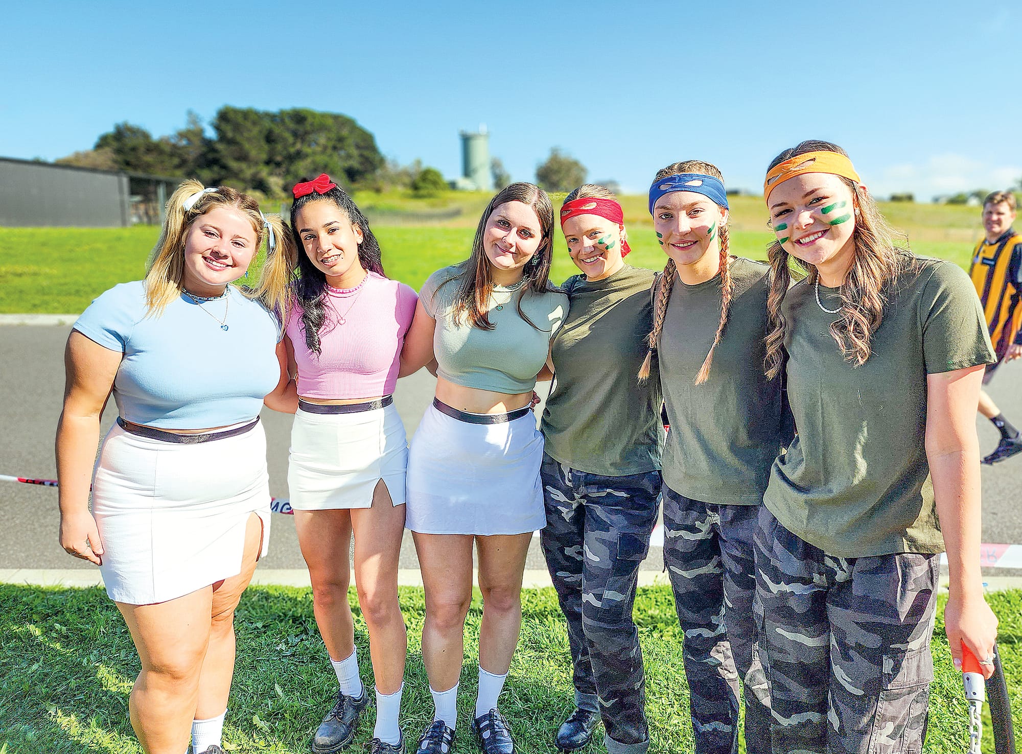 Powerpuff Girls (Kody, Shyla and Alyssa) joined forces with the Teenage Mutant Ninja Turtles (Jayla, Georgia and Rosie).