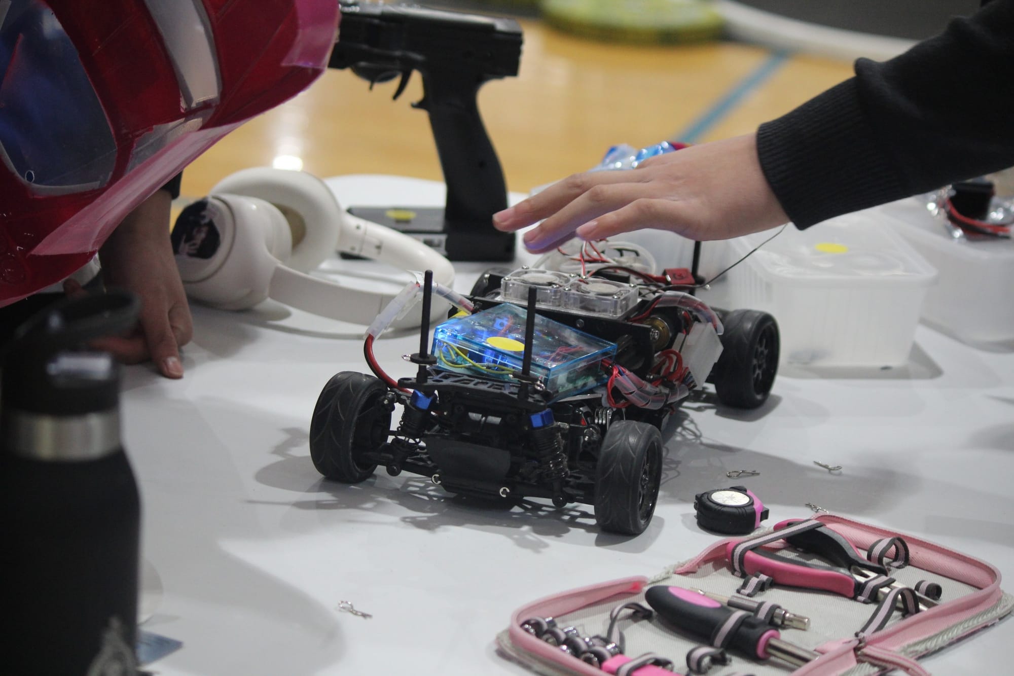 A win for Korumburra Secondary College Blue Flame Team at Hydrogen Car Grand Prix