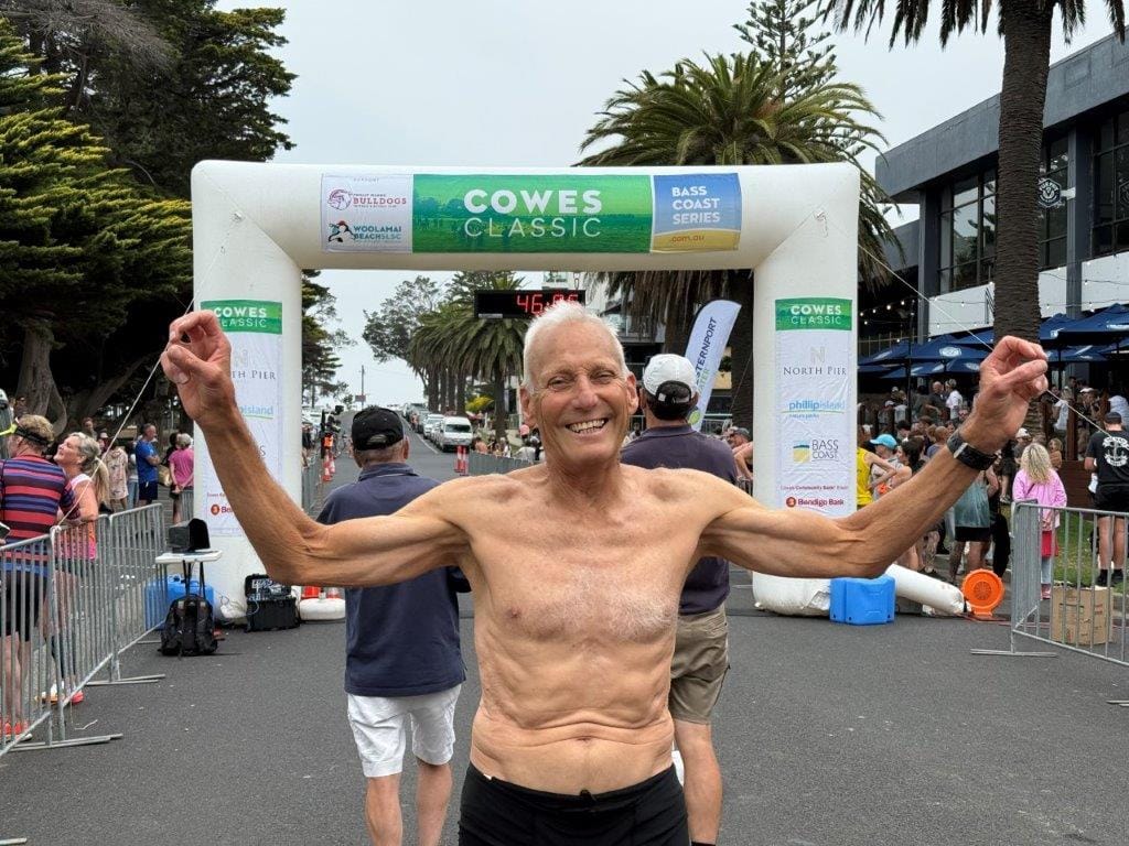 Local identity Bill Yusko has competed in every Cowes Classic and was part of a big turnout by locals in Saturday’s event.