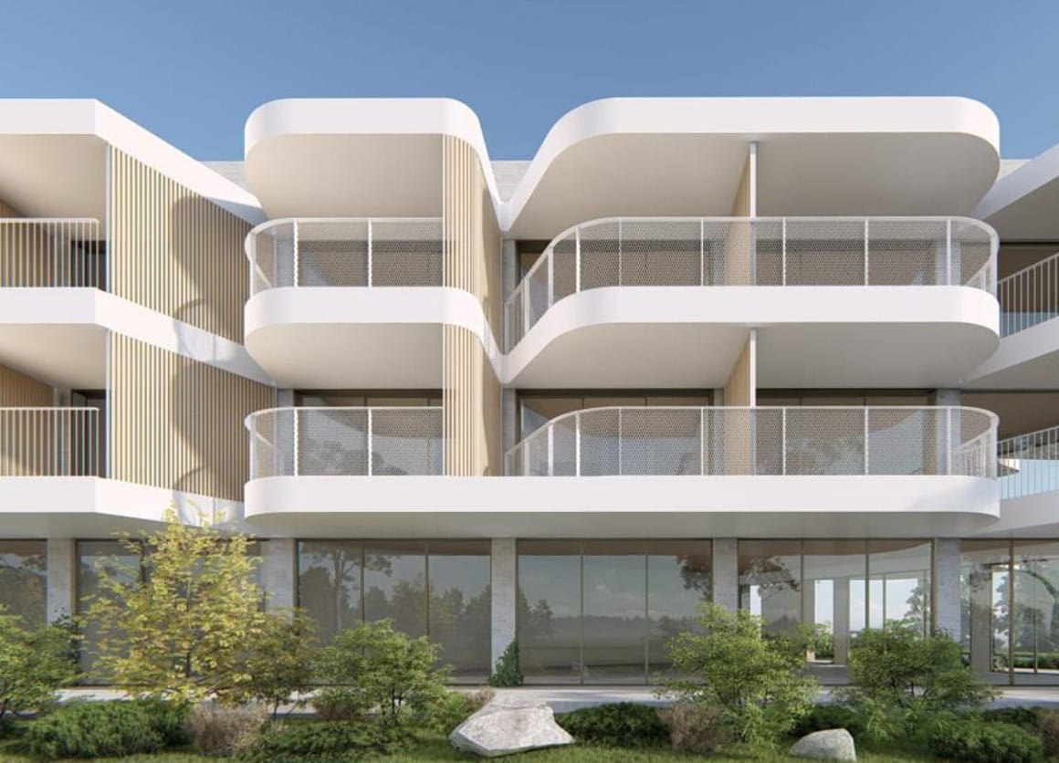 This will be the view of the proposed 4-storey residential hotel from The Glade community park at Inverloch.