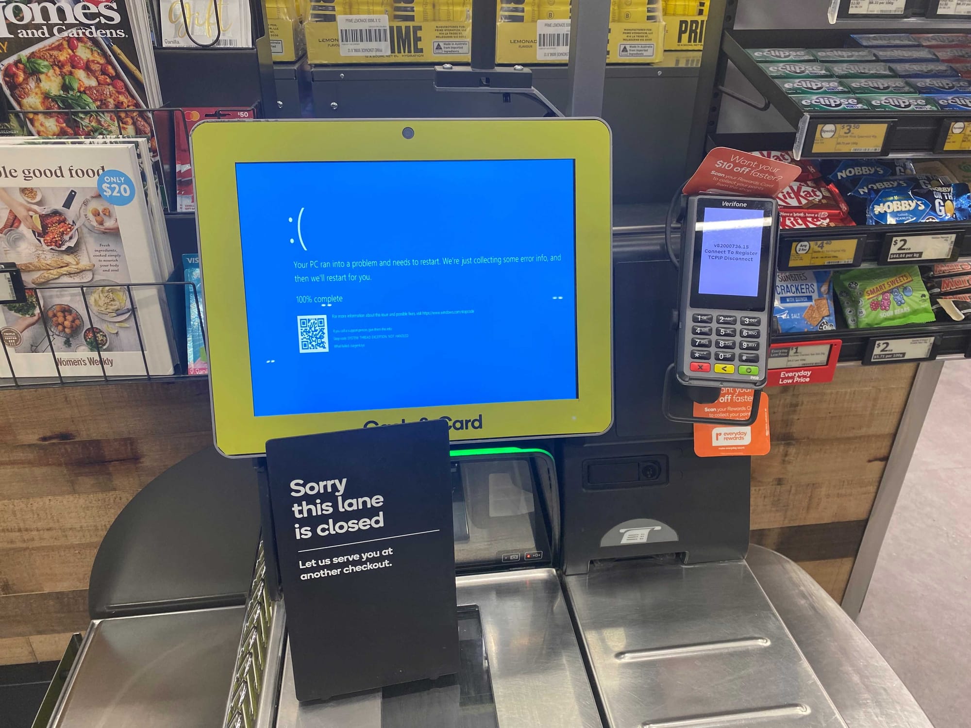 ‘Minor impact' locally from ‘blue screen of death’