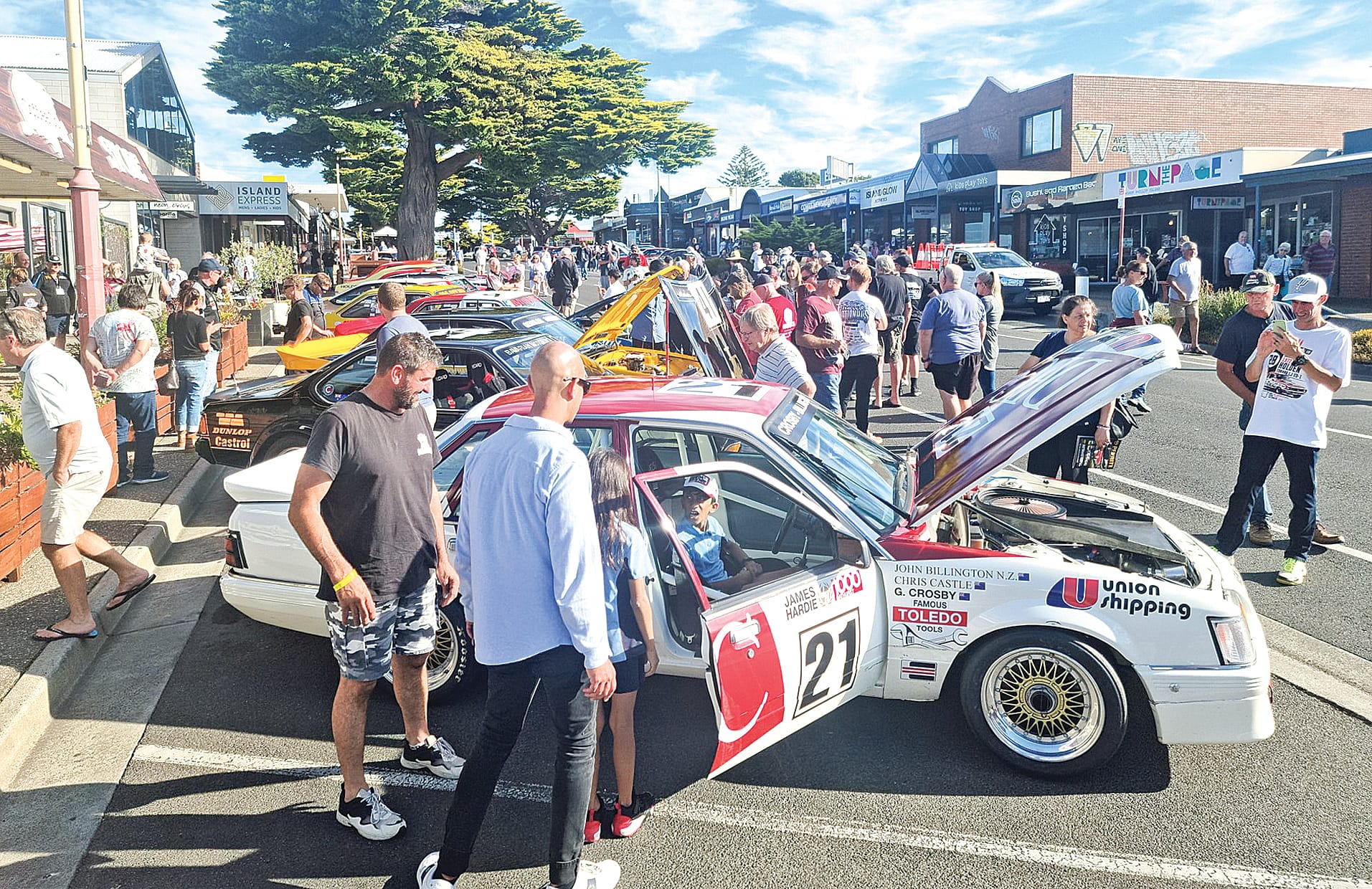 An array of cars will be on display this Friday as the main Thompson Avenue strip shuts for the traditional Cowes Car Show.