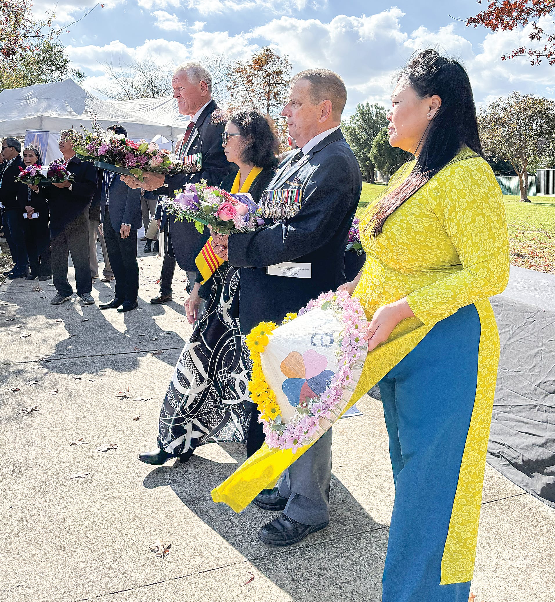 Nicky at the 50th anniversary at Sunshine RSL on April 30, marking the Fall of Saigon. 
