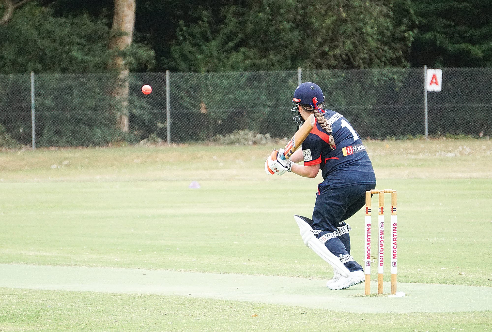 Inverloch’s Keely Dennerley scored a number of runs against Koonwarra L/RSL.