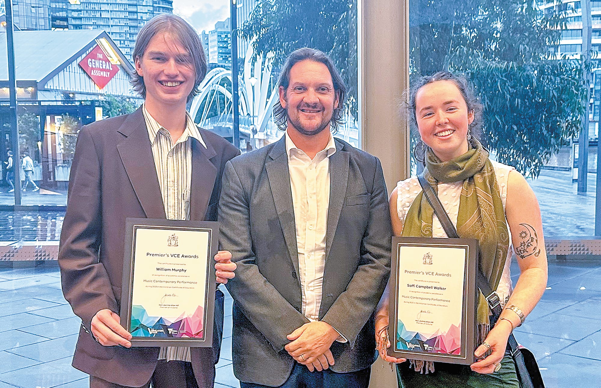 Newhaven College students win top honours