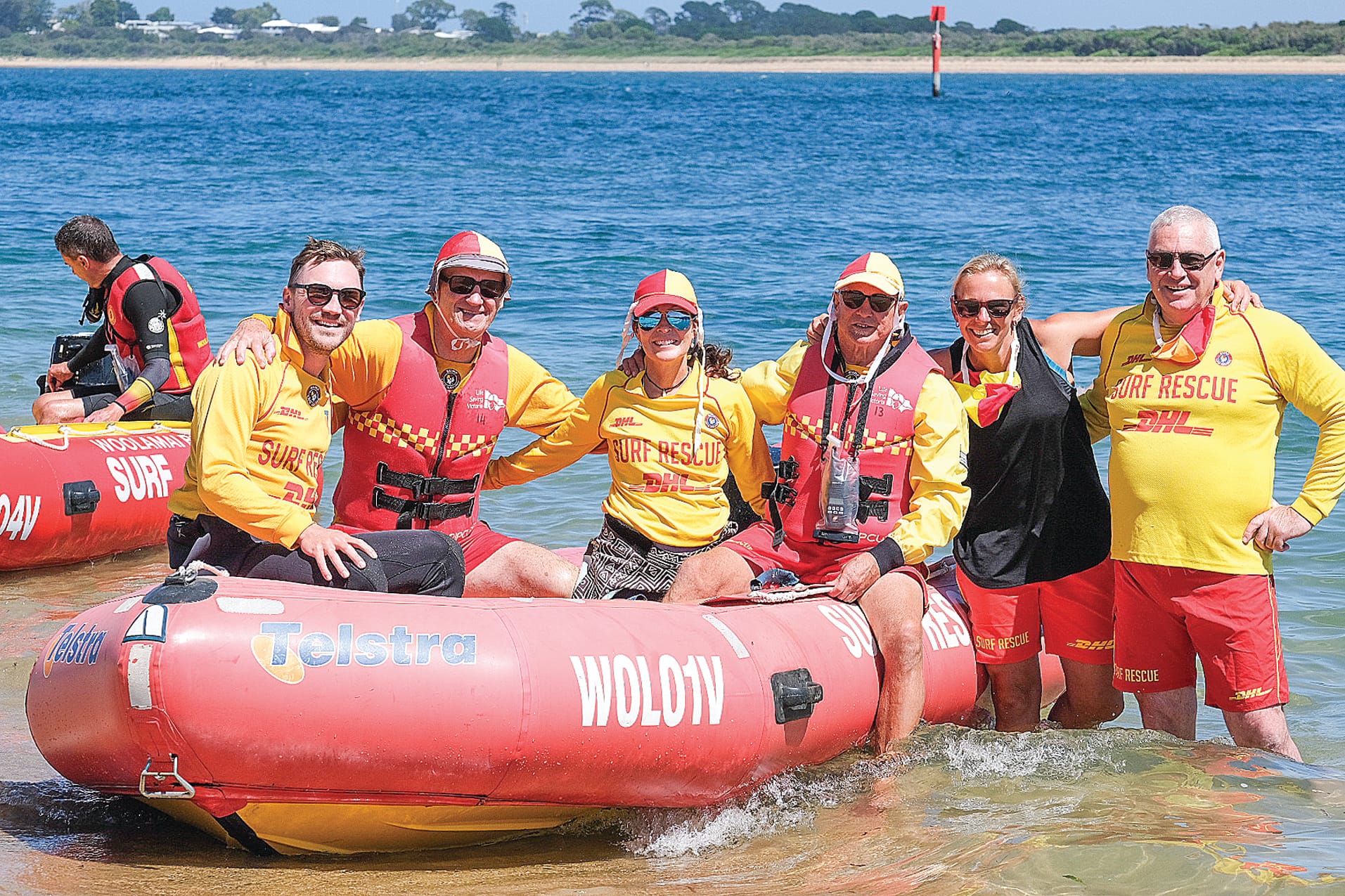 Woolamai Beach Surf Life Saving Club (WBSLSC) volunteers prep for the San Remo Channel Challenge. Photos: Snapshot Photography by Nici Cahill.