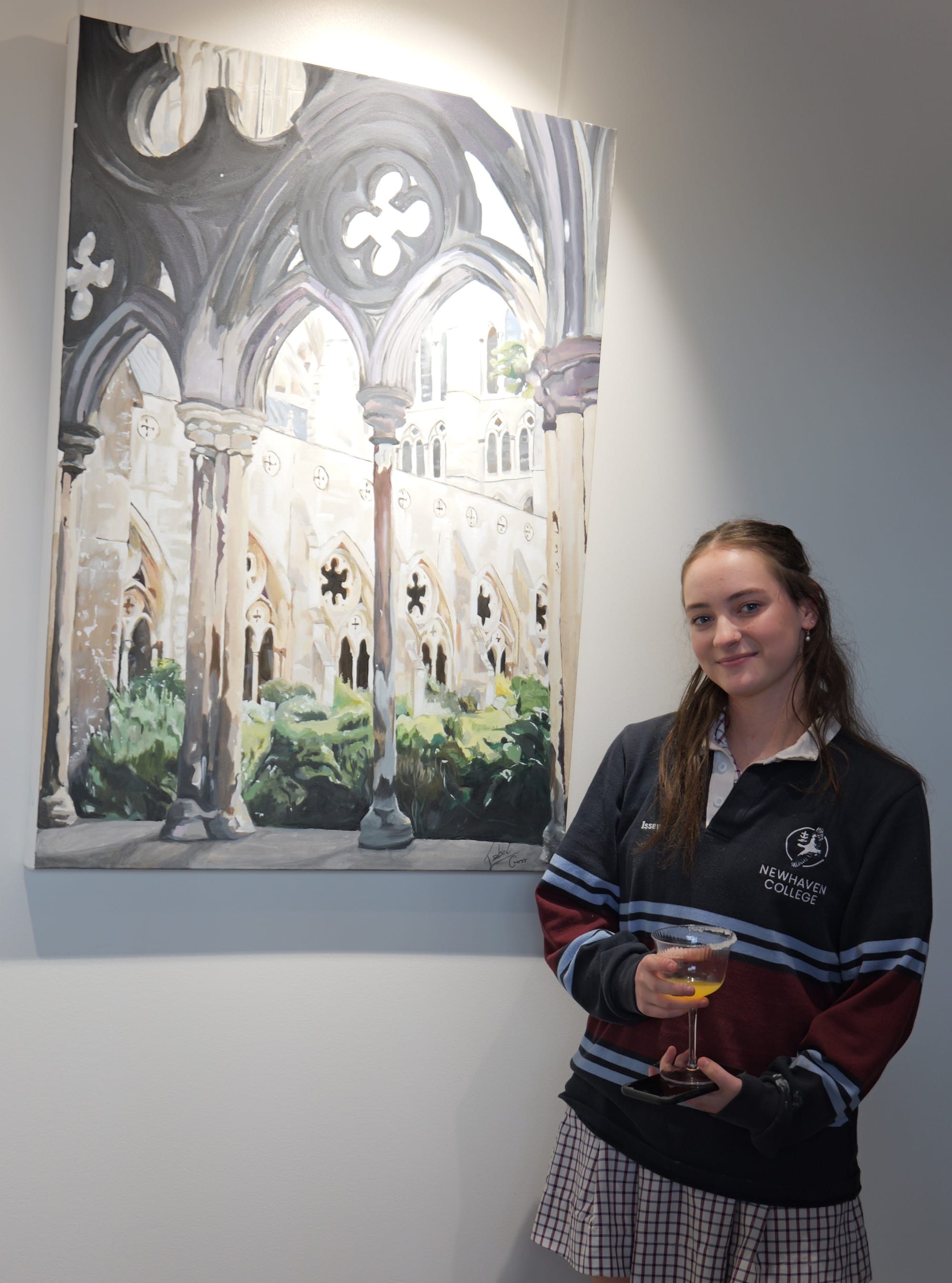 An award for Best in Show went to VCE student Issey Goss for her stunning painting.