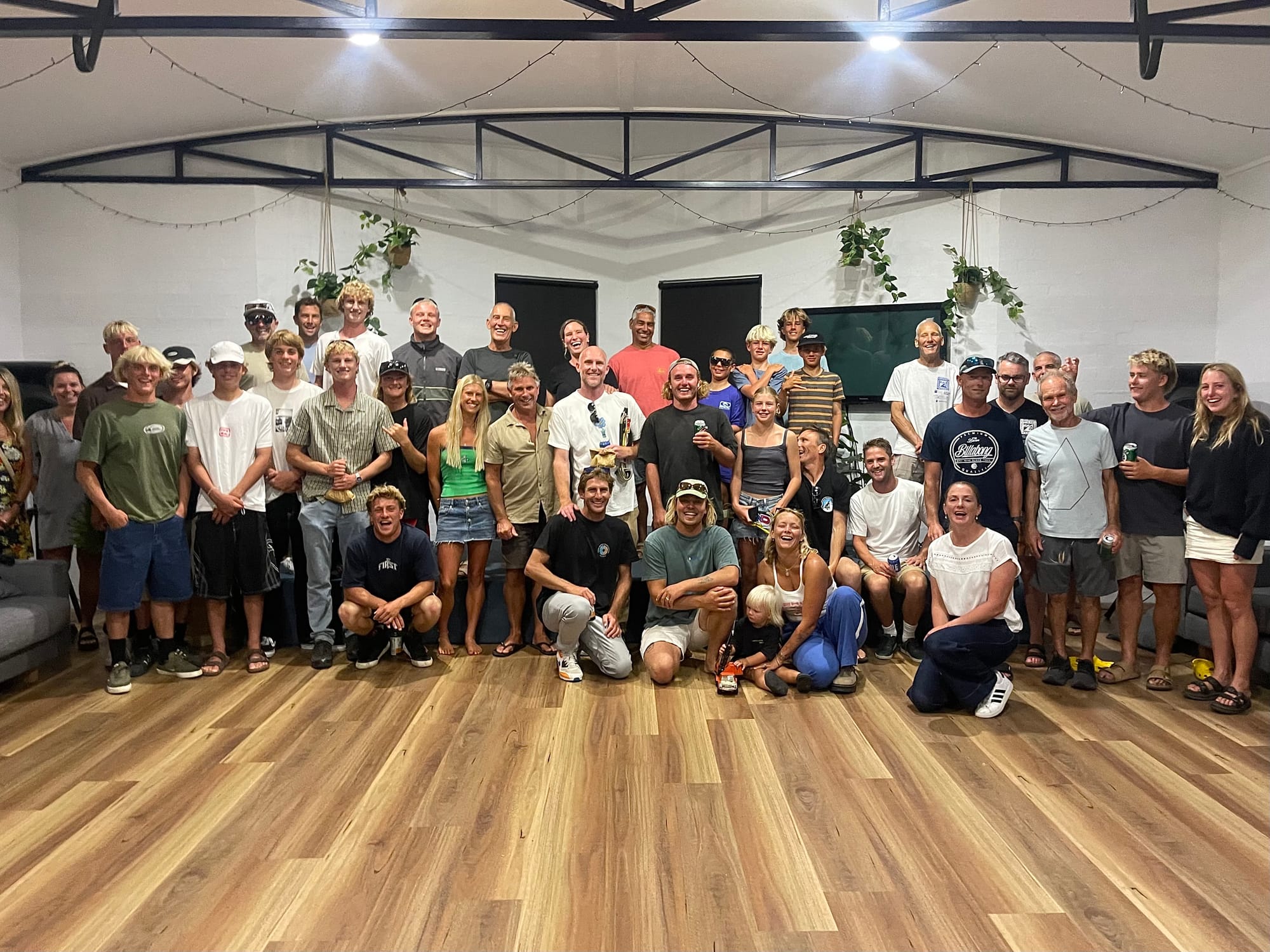 PIBC presentation group at the clubrooms in Newhaven.