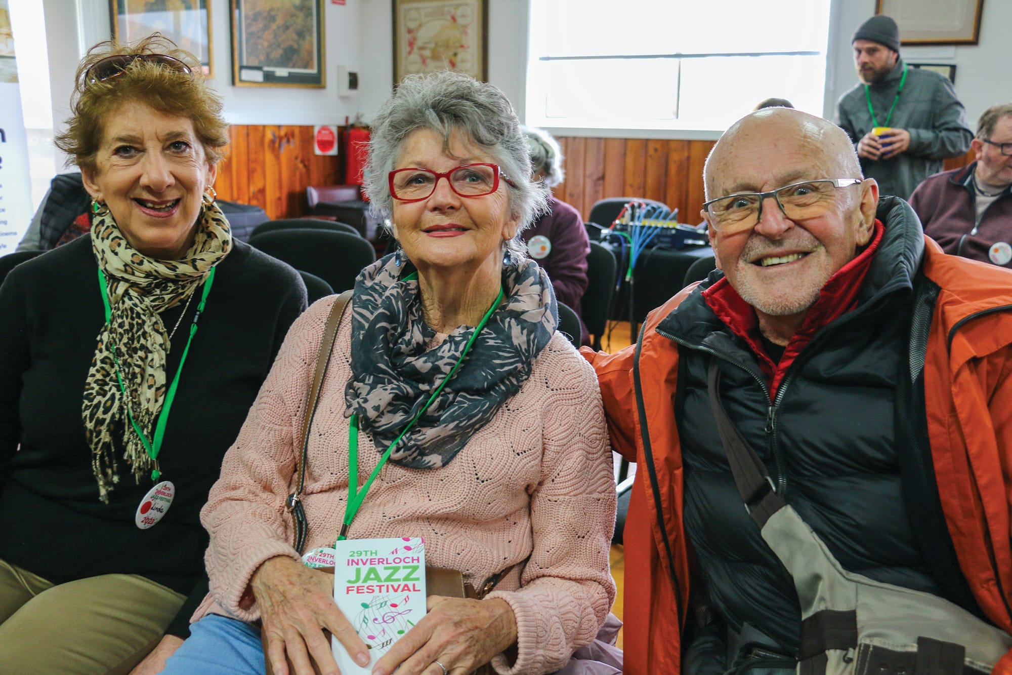Linda Rosier, Helen Stephens and Bill Cross travelled from Melbourne and spent their Saturday morning listening to the jazz bands at the Inverloch RSL. They are Inverloch Jazz Festival regulars.
