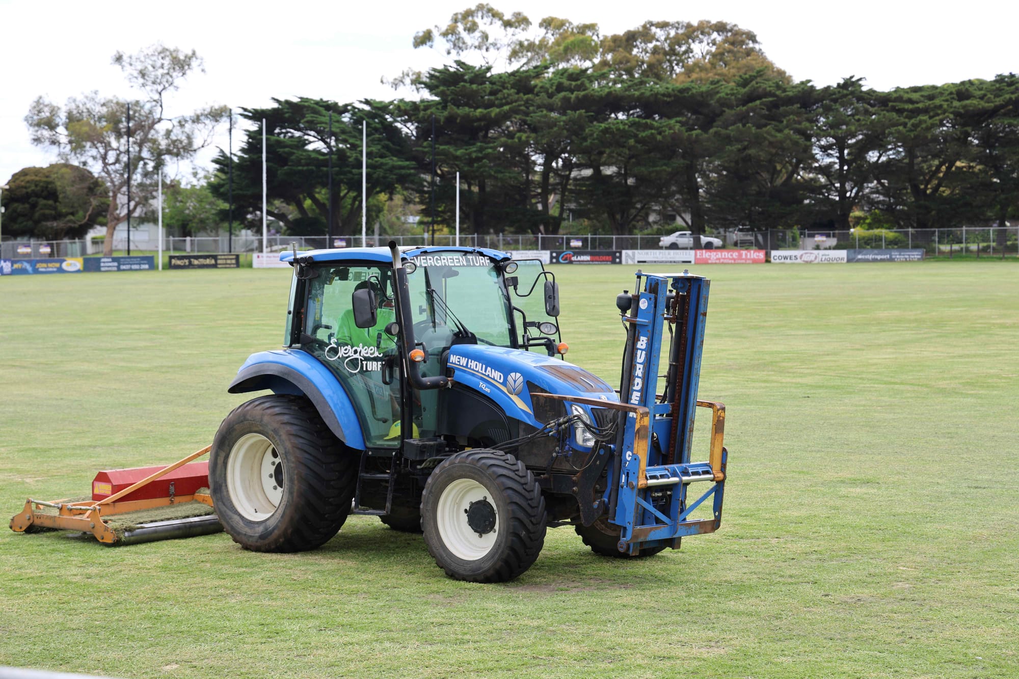 At first cut, Cowes new sports oval looks superb