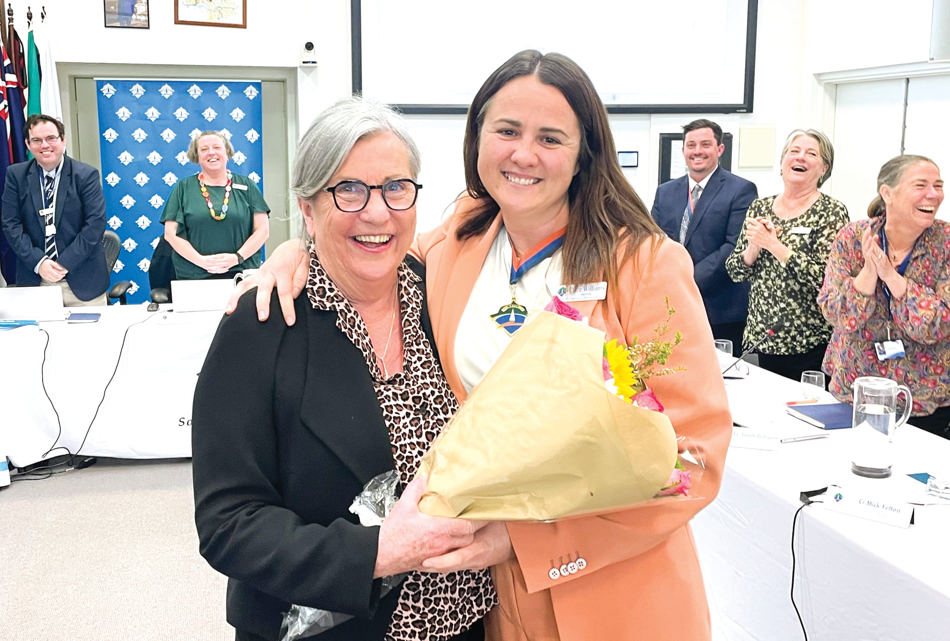 Cr Davies honoured after 11 years of service