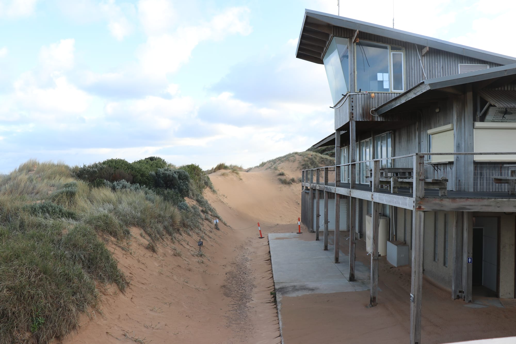 Sand relocation and dune stabilisation works to protect Woolamai Beach SLSC