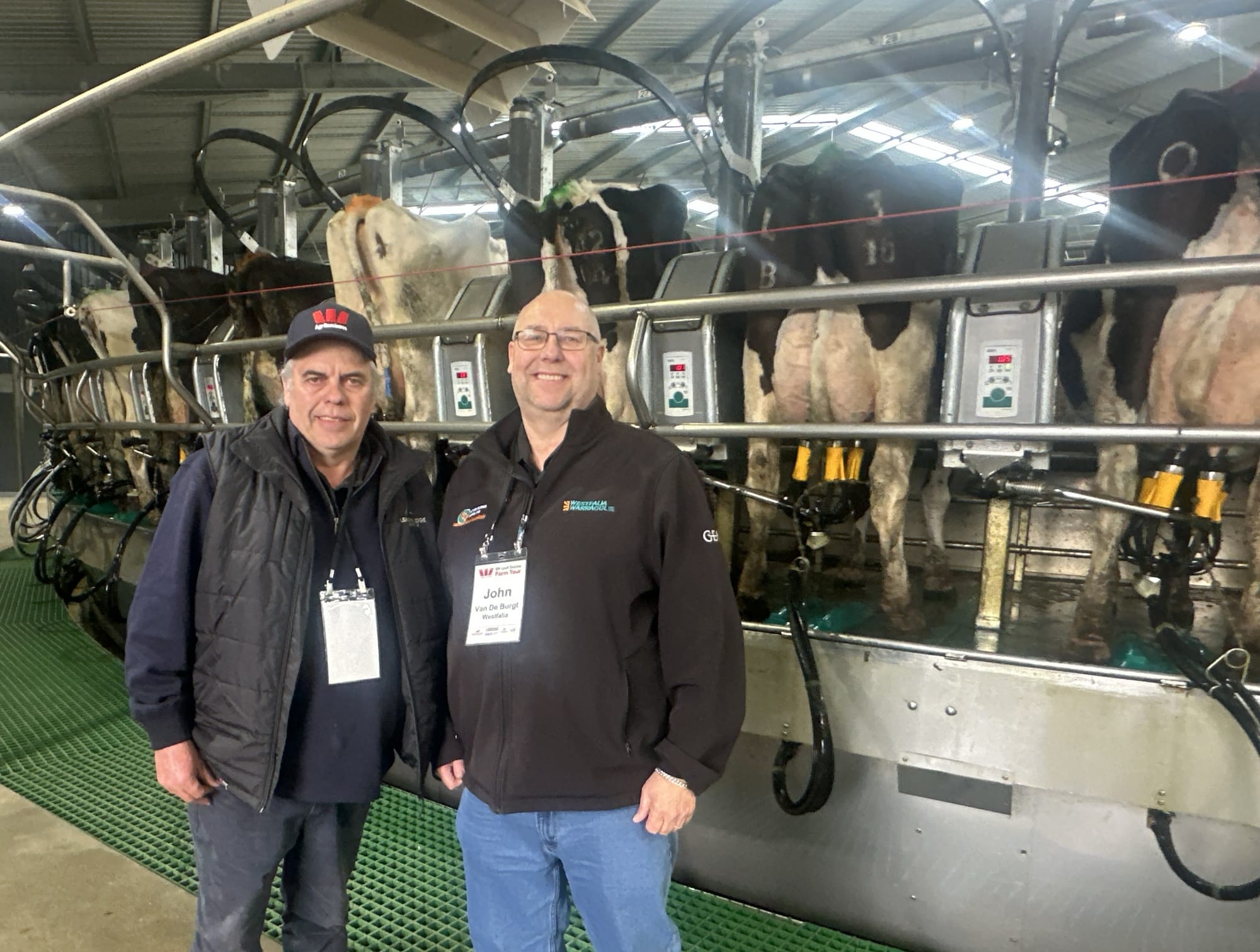 100 unit rotary milking parlour opens up options for Nyora farming family