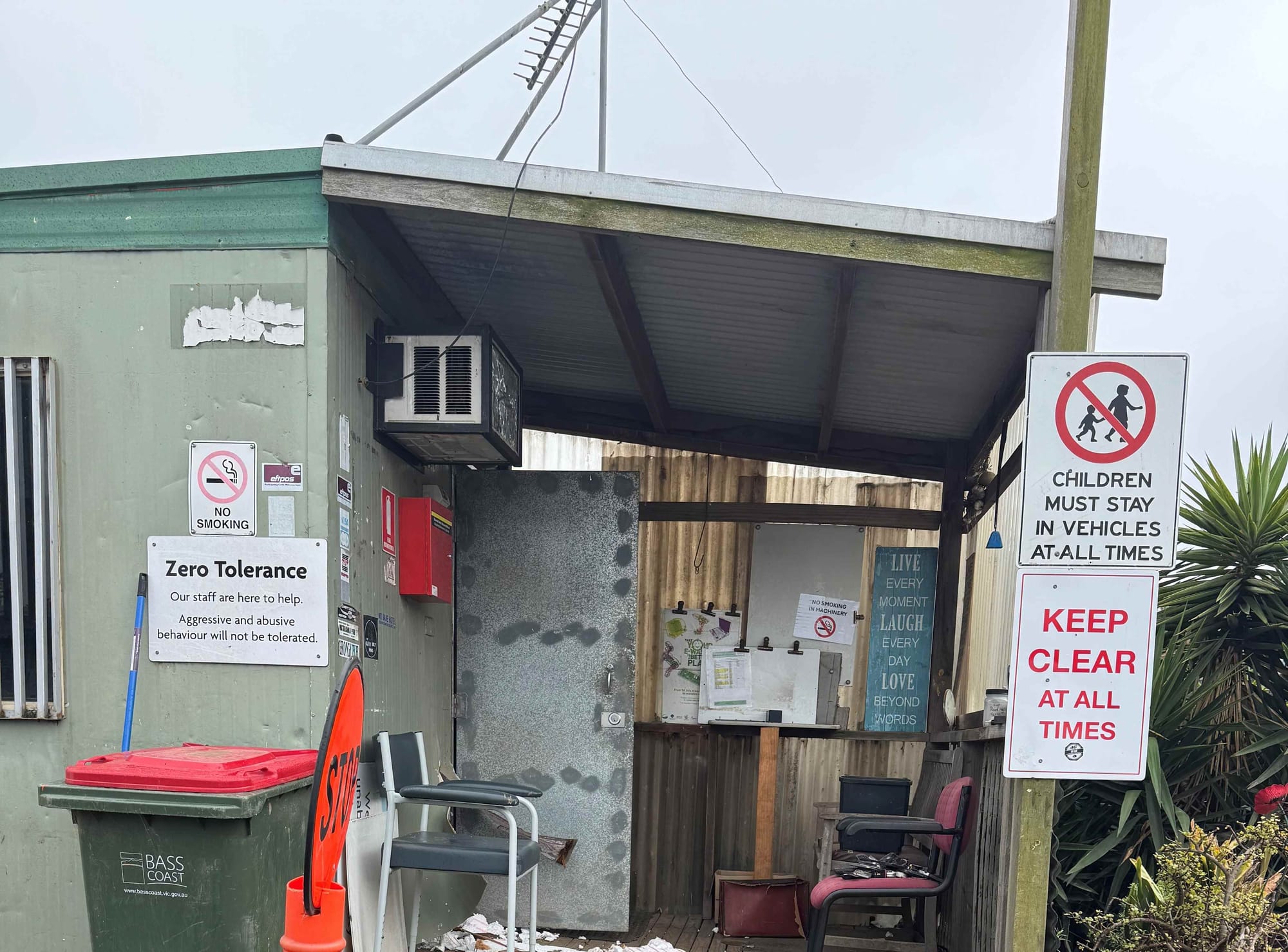 Rubbish thieves make mess at Wonthaggi tip overnight