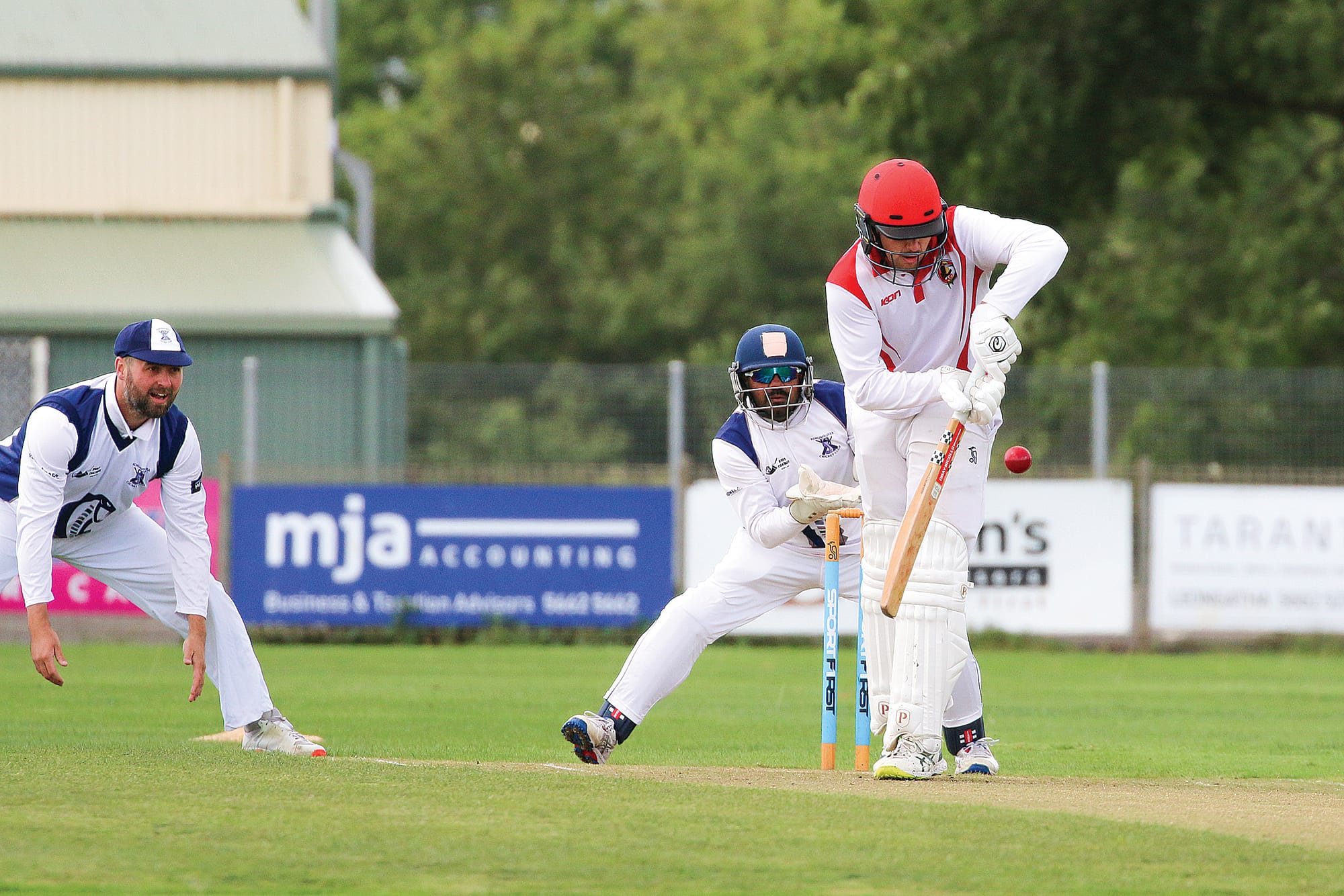 Jarrod Hoy top scored with 40 runs for Nerrena. 