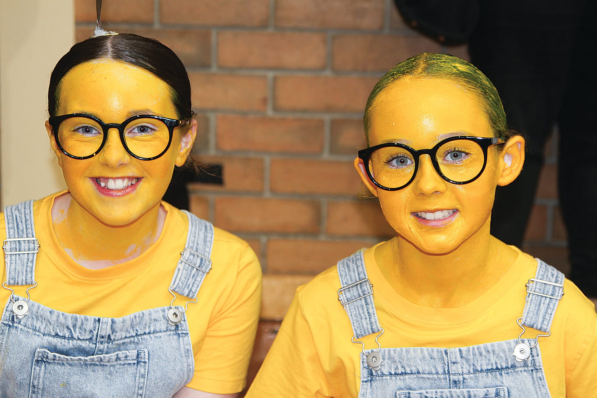 Minions Indigo and Nevada in character for Book Week at WNPS.