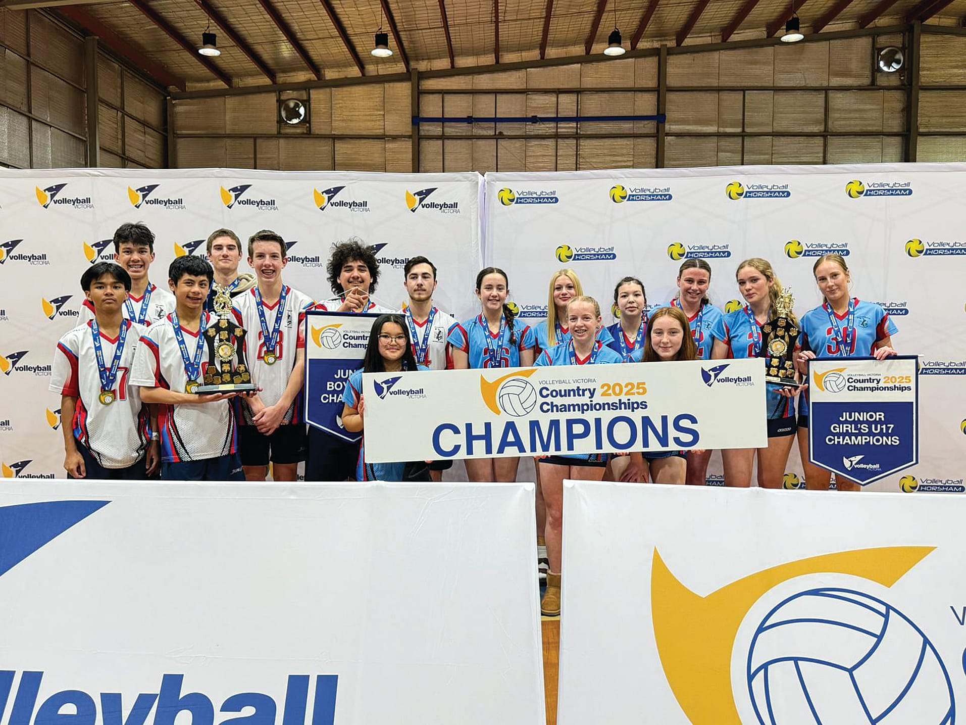 South Gippsland Volleyball had a lot to celebrate with both boys’ and girls’ U17 sides bringing home gold at the 2025 Volleyball Victoria Junior Country Championships.