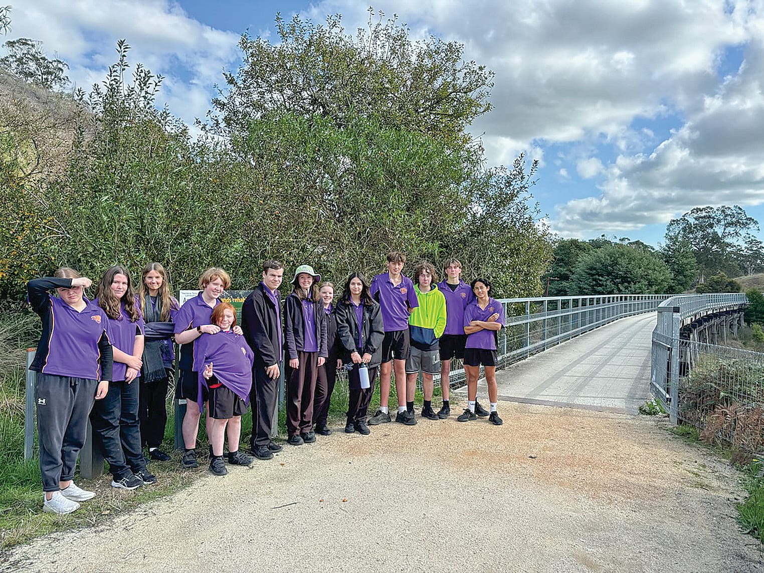 Students from Mirboo North Secondary College have been out and about engaging in conservation efforts.