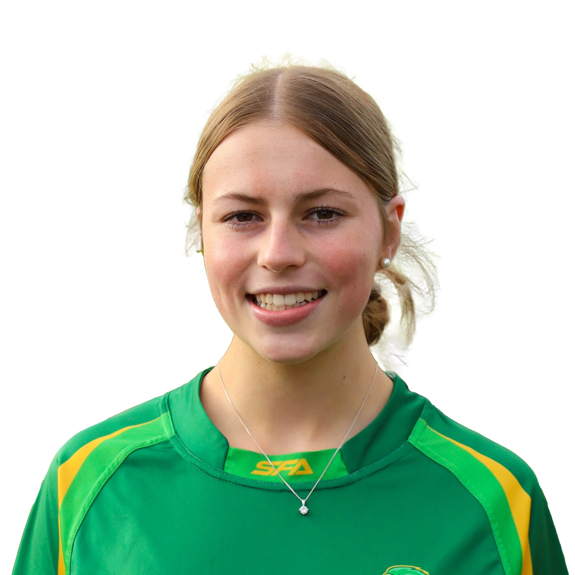 Kinesha Anderson - sub
A midcourter who knows how to apply pressure. She is able to transition between attack and defence seamlessly. Takes a great high ball intercept.