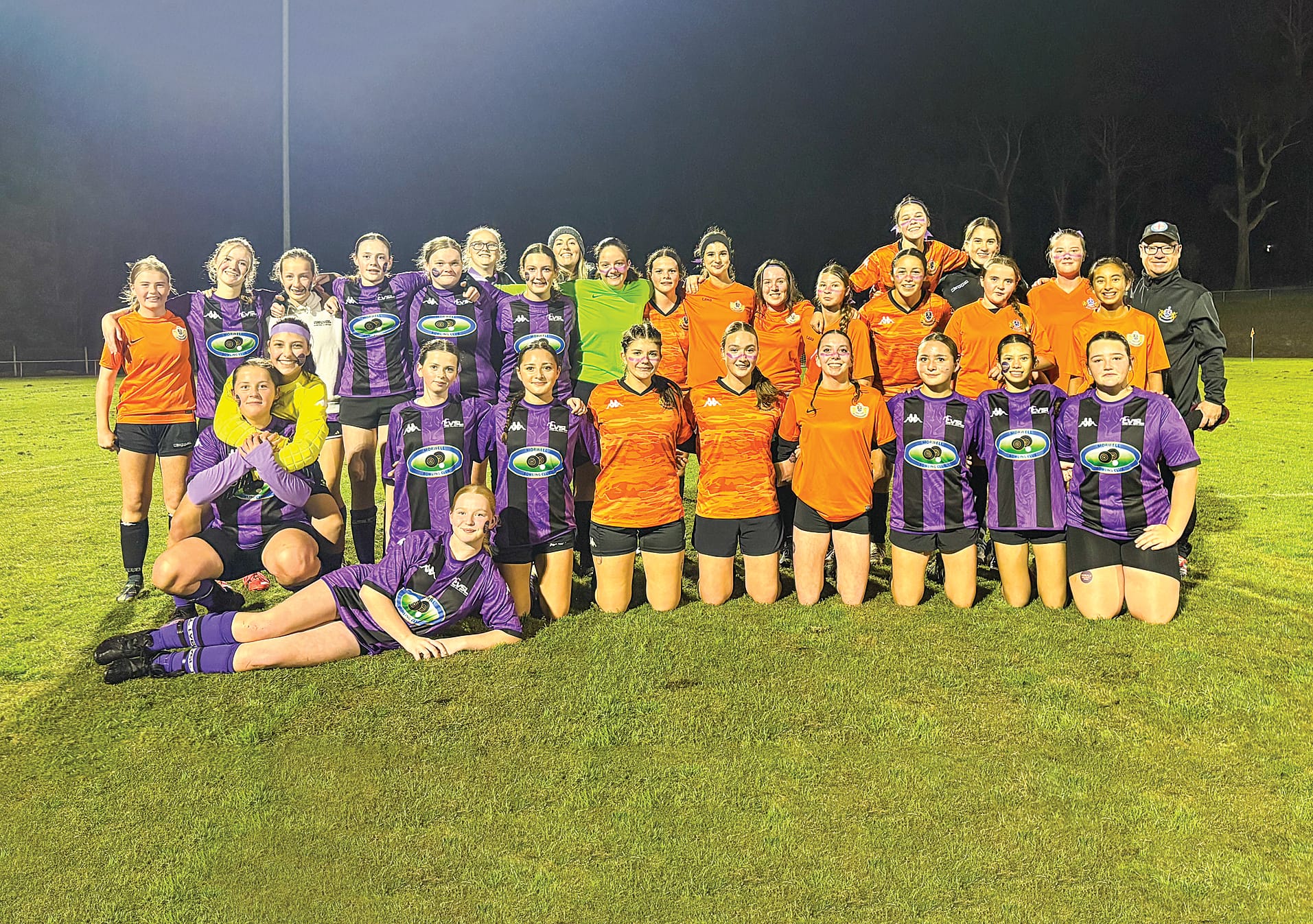 LVSL and GSL U16 representative squads played a competitive game in front of a cheering crowd. 