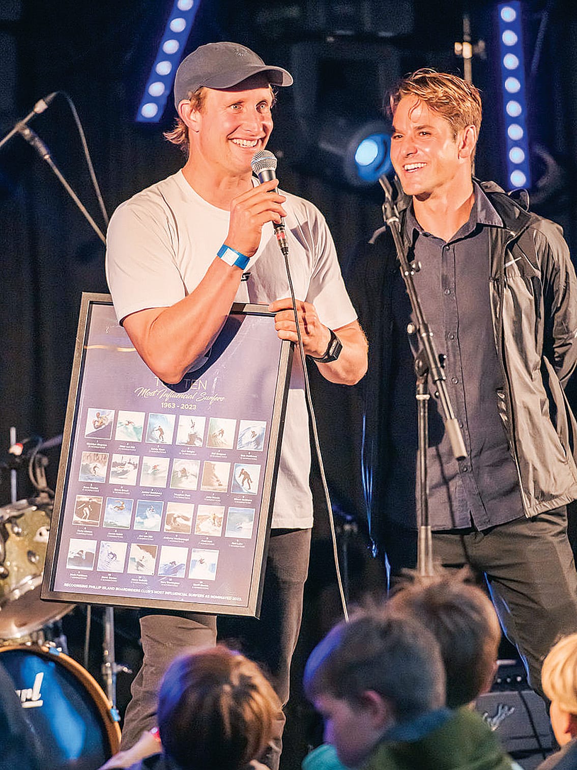 Sandy Ryan was acknowledged as number 3 influential surfer for the Phillip Island Boardriders. 