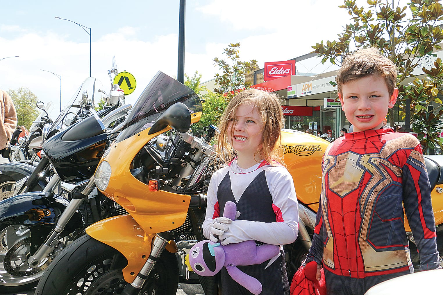 Leongatha’s Edith and Henry Tranter enjoyed Biketoberfest on Saturday. Tk30_4224