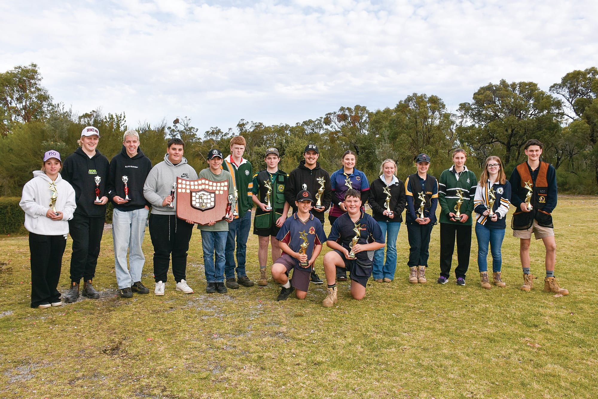 Students take on clay target challenge